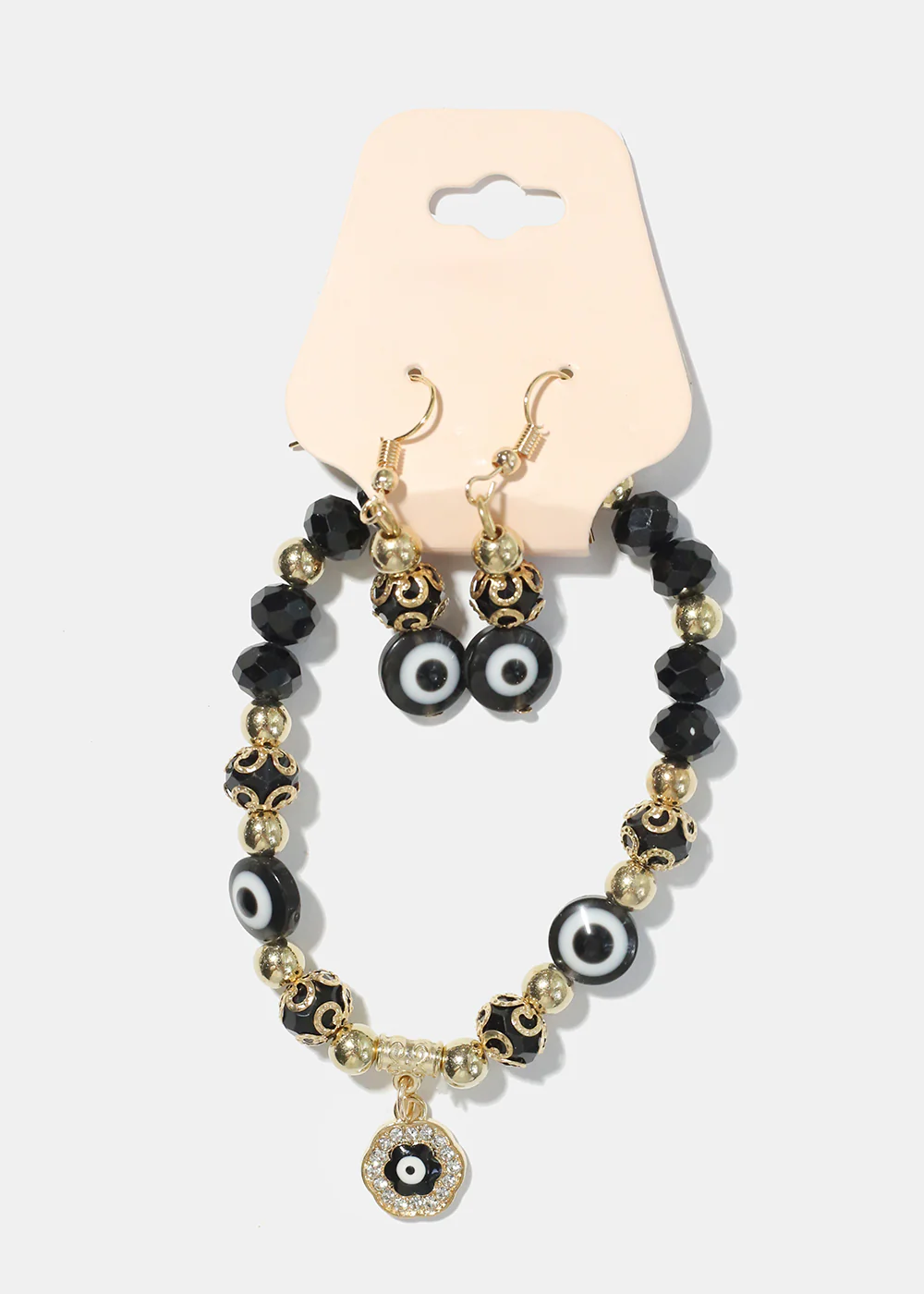 Evil Eye Bracelet & Earring Set - Image 3
