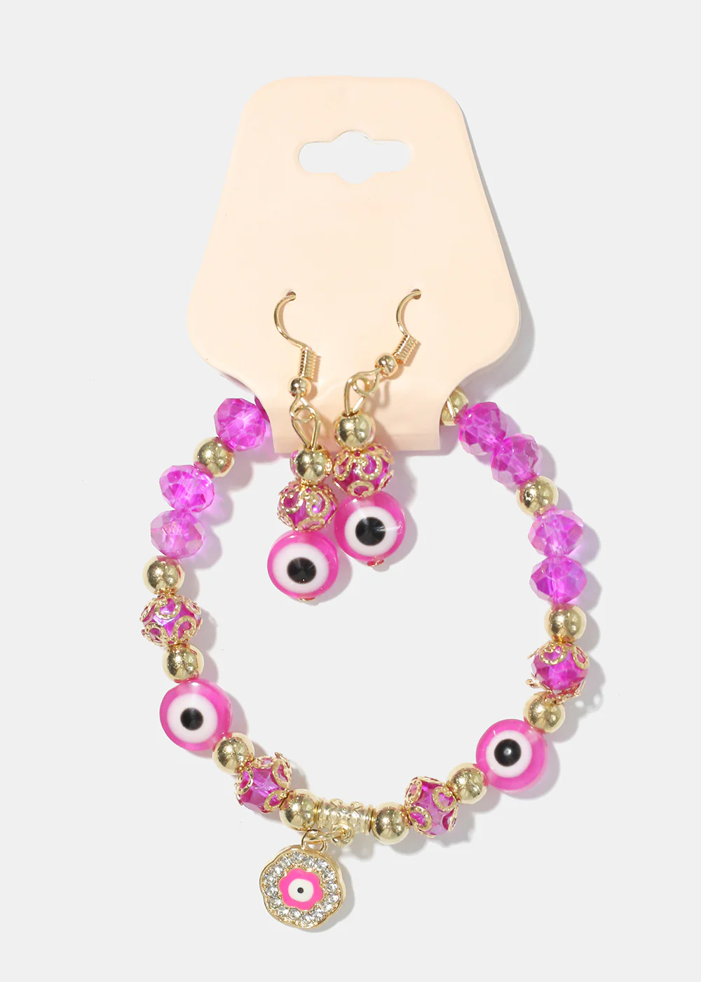Evil Eye Bracelet & Earring Set - Image 5