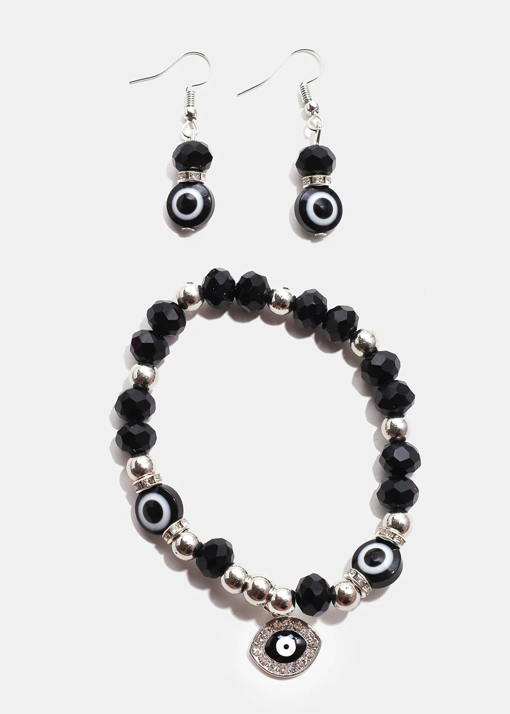 Colorful Evil Eye Bracelet & Earring Set - Image 11