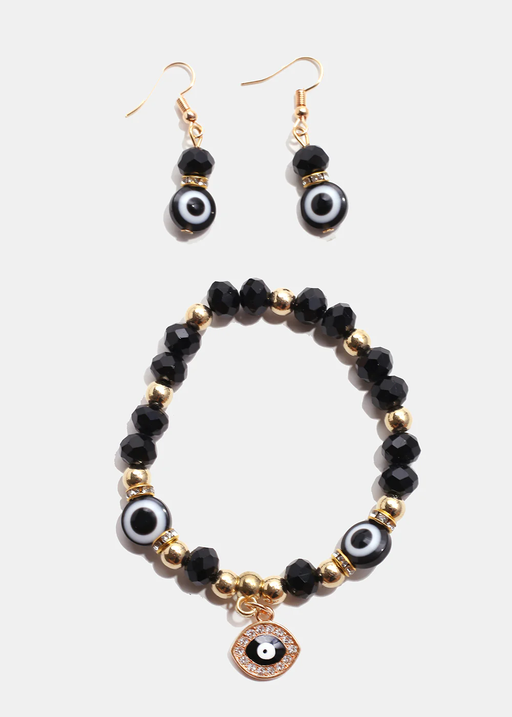 Colorful Evil Eye Bracelet & Earring Set - Image 6