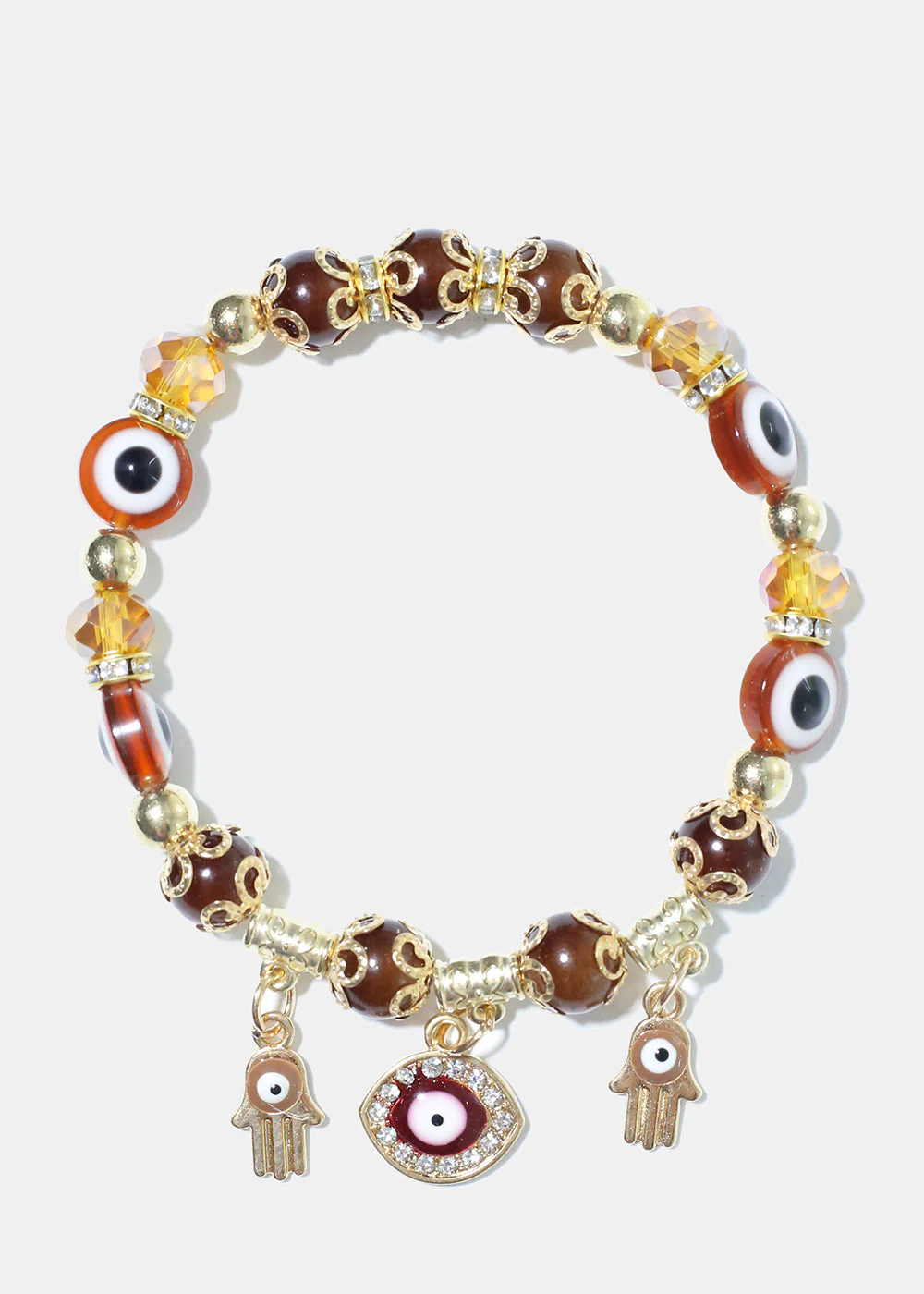 Evil Eye Colorful Bead Bracelet - Image 10