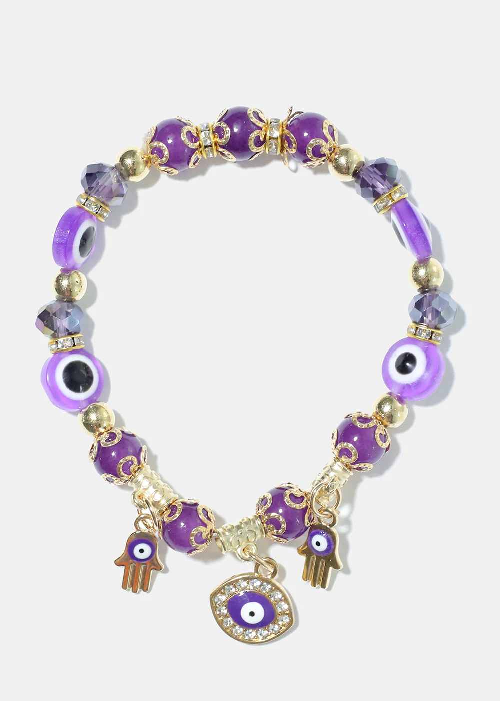 Evil Eye Colorful Bead Bracelet - Image 11