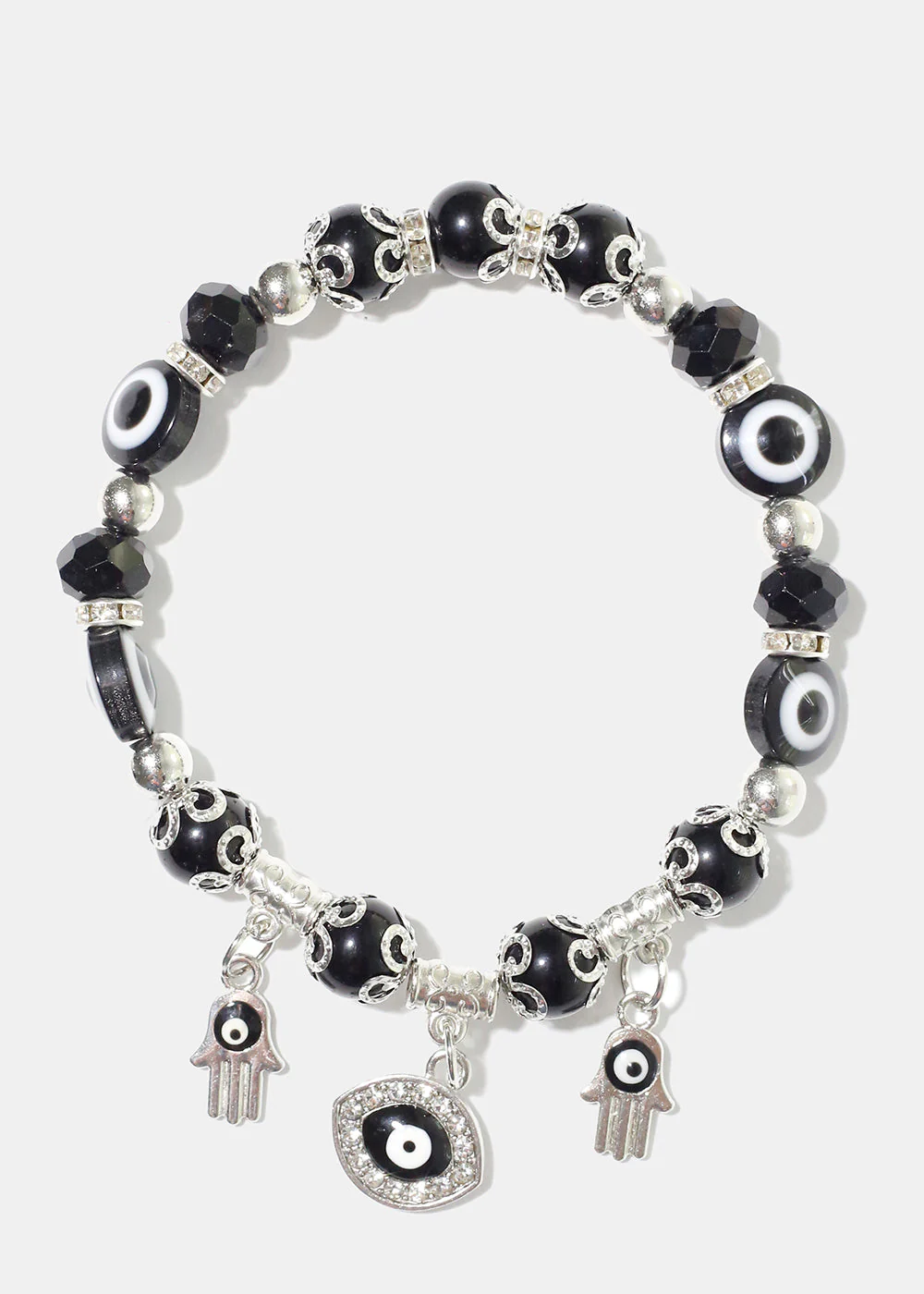 Evil Eye Colorful Bead Bracelet - Image 5
