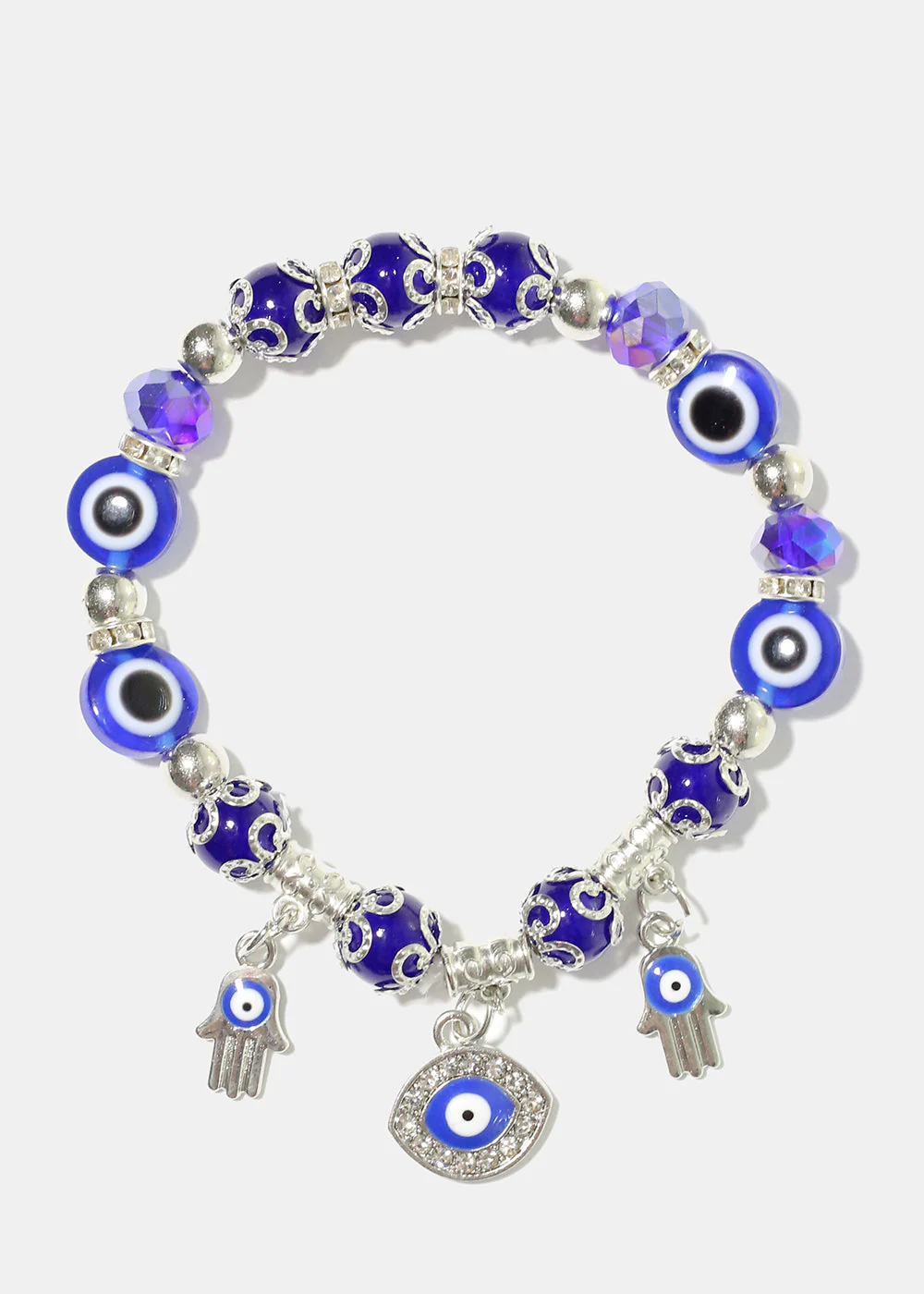 Evil Eye Colorful Bead Bracelet - Image 6