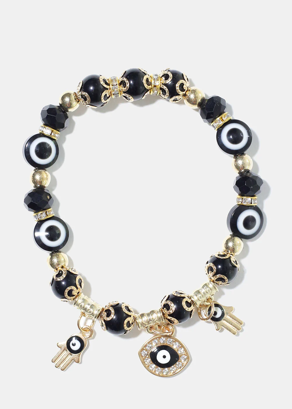 Evil Eye Colorful Bead Bracelet - Image 7