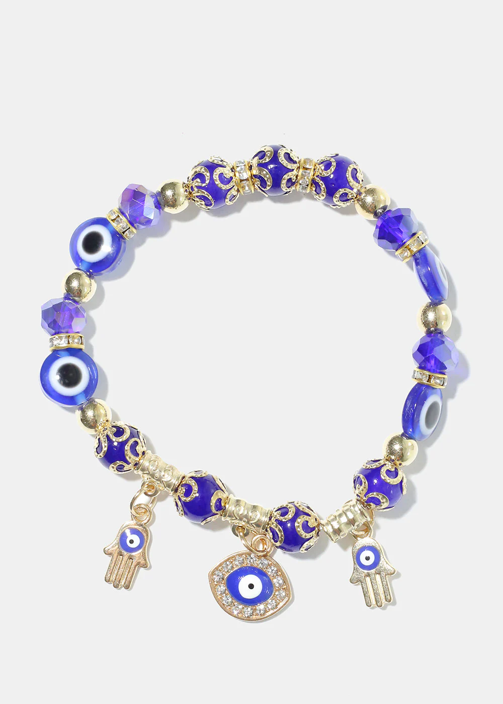 Evil Eye Colorful Bead Bracelet - Image 8