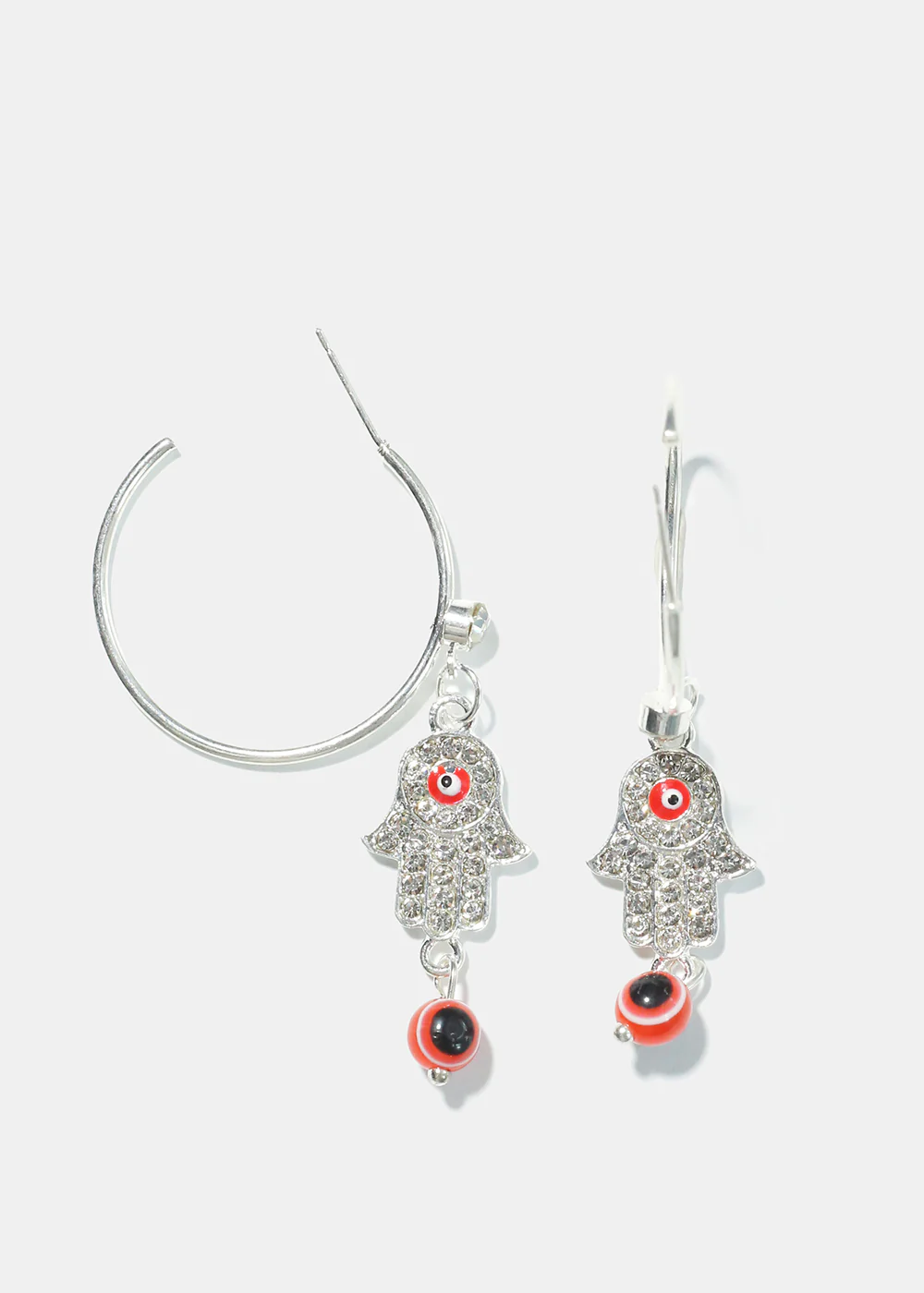 Evil Eye Hoop Earrings - Image 2