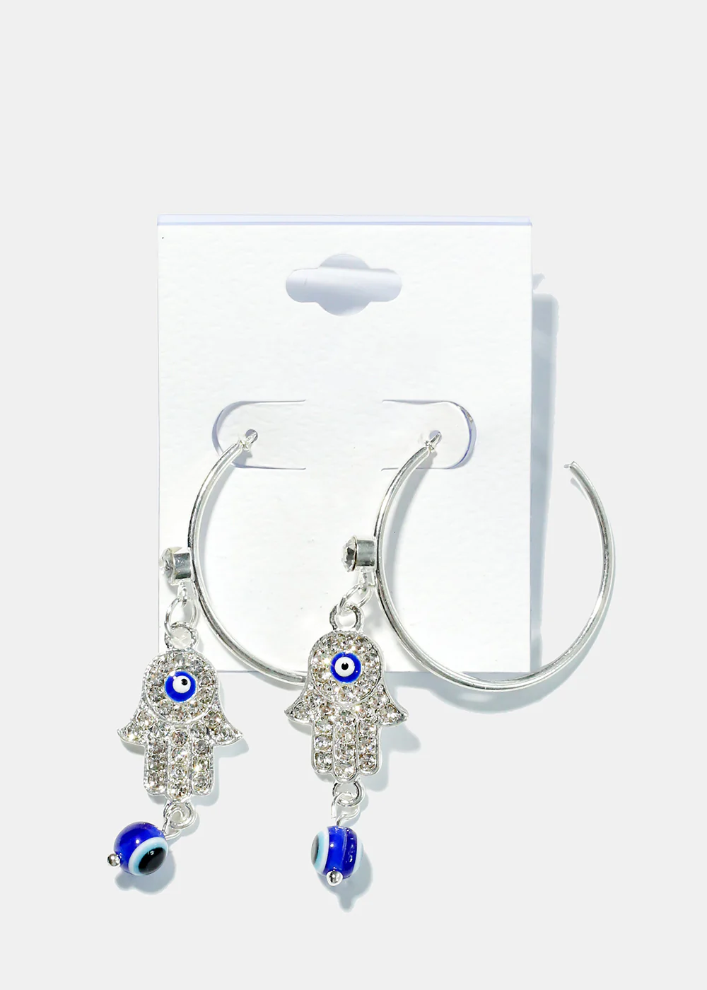 Evil Eye Hoop Earrings - Image 3