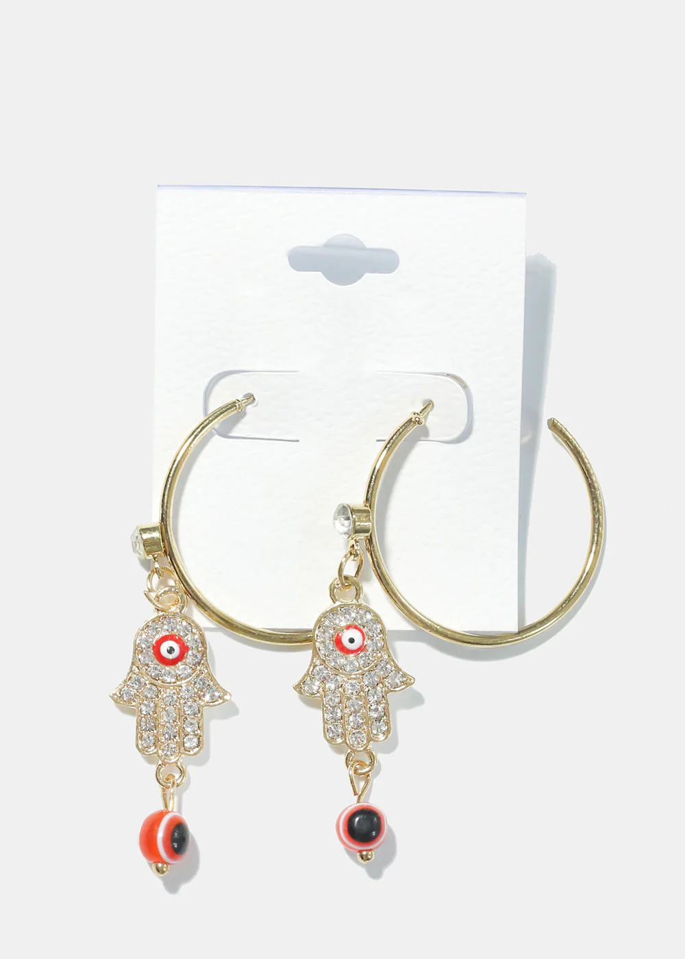 Evil Eye Hoop Earrings - Image 4