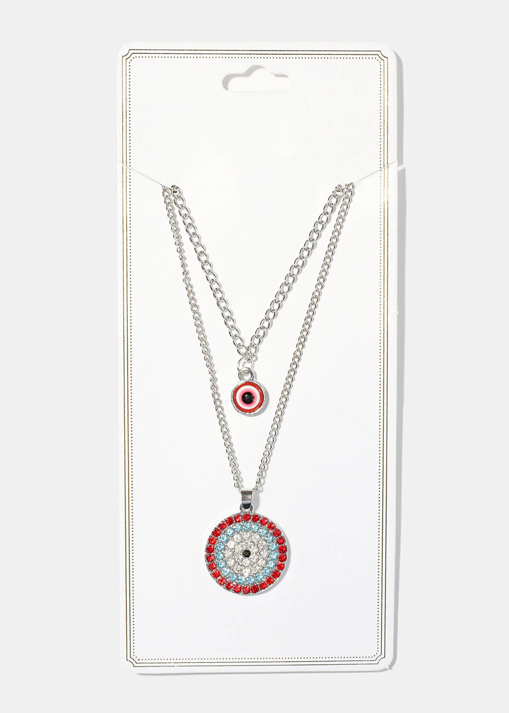 Evil Eye Layered Necklace - Image 5
