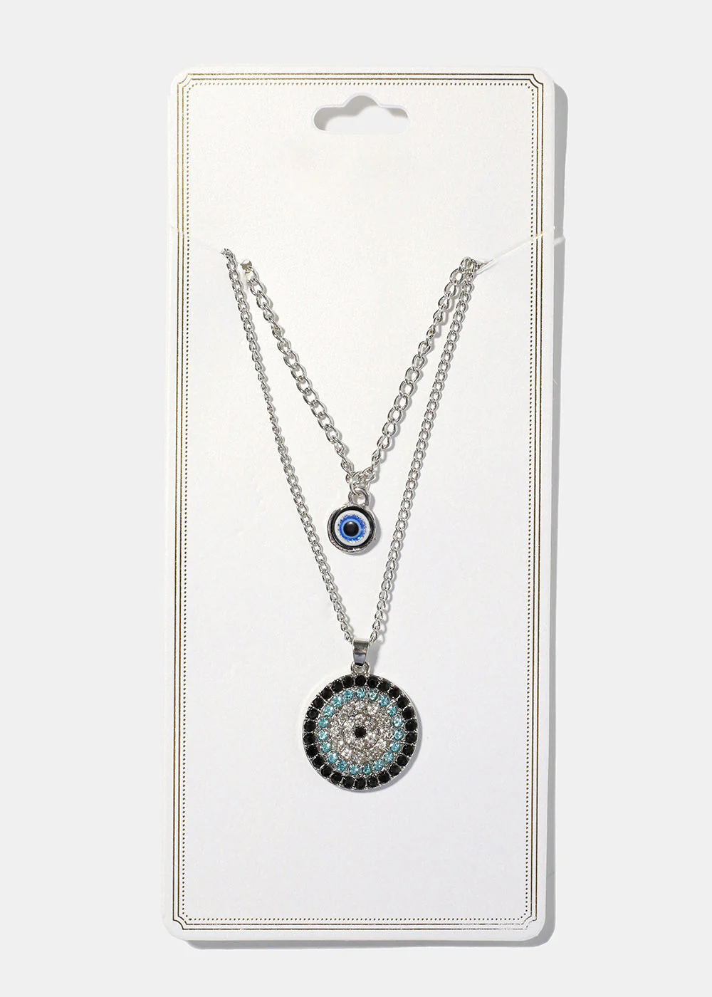 Evil Eye Layered Necklace - Image 8