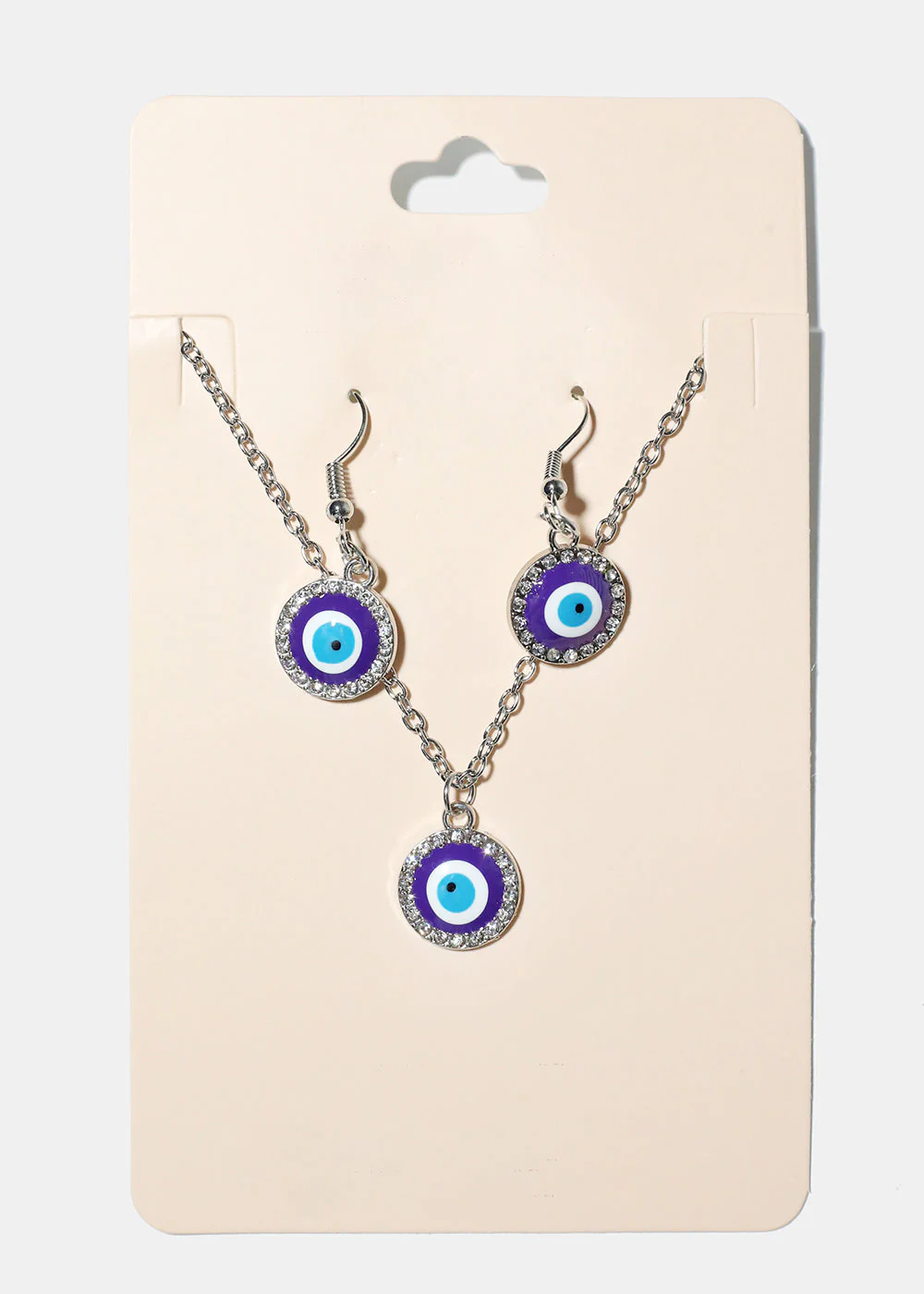 Evil Eye & Necklace Earring Set - Image 10