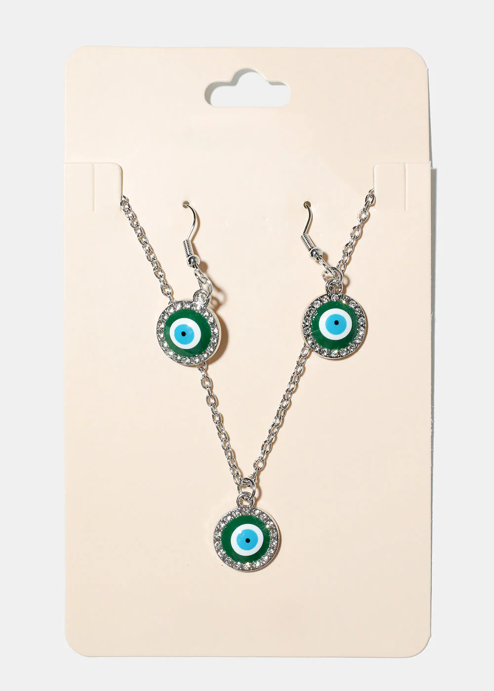 Evil Eye & Necklace Earring Set - Image 11