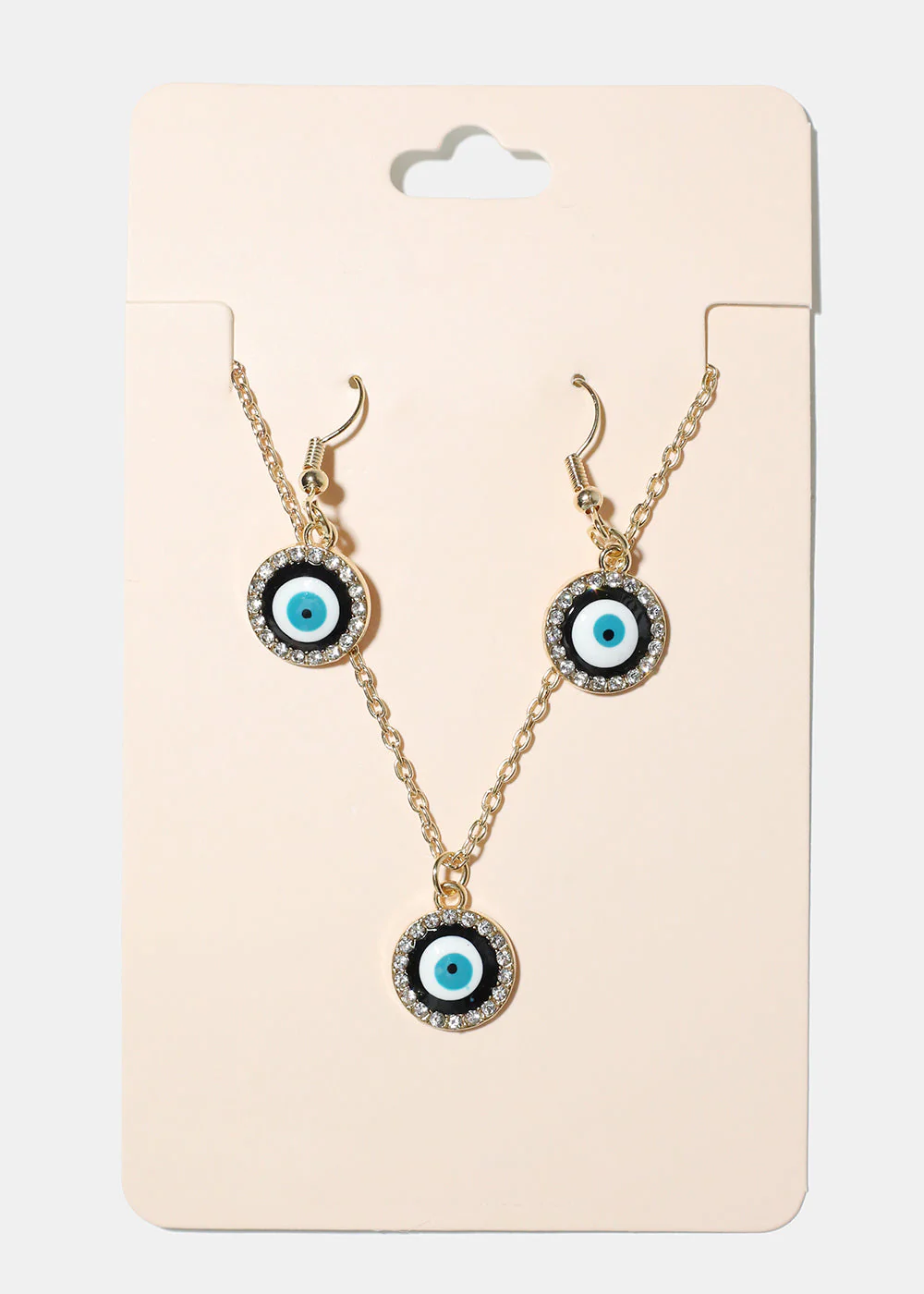 Evil Eye & Necklace Earring Set - Image 6