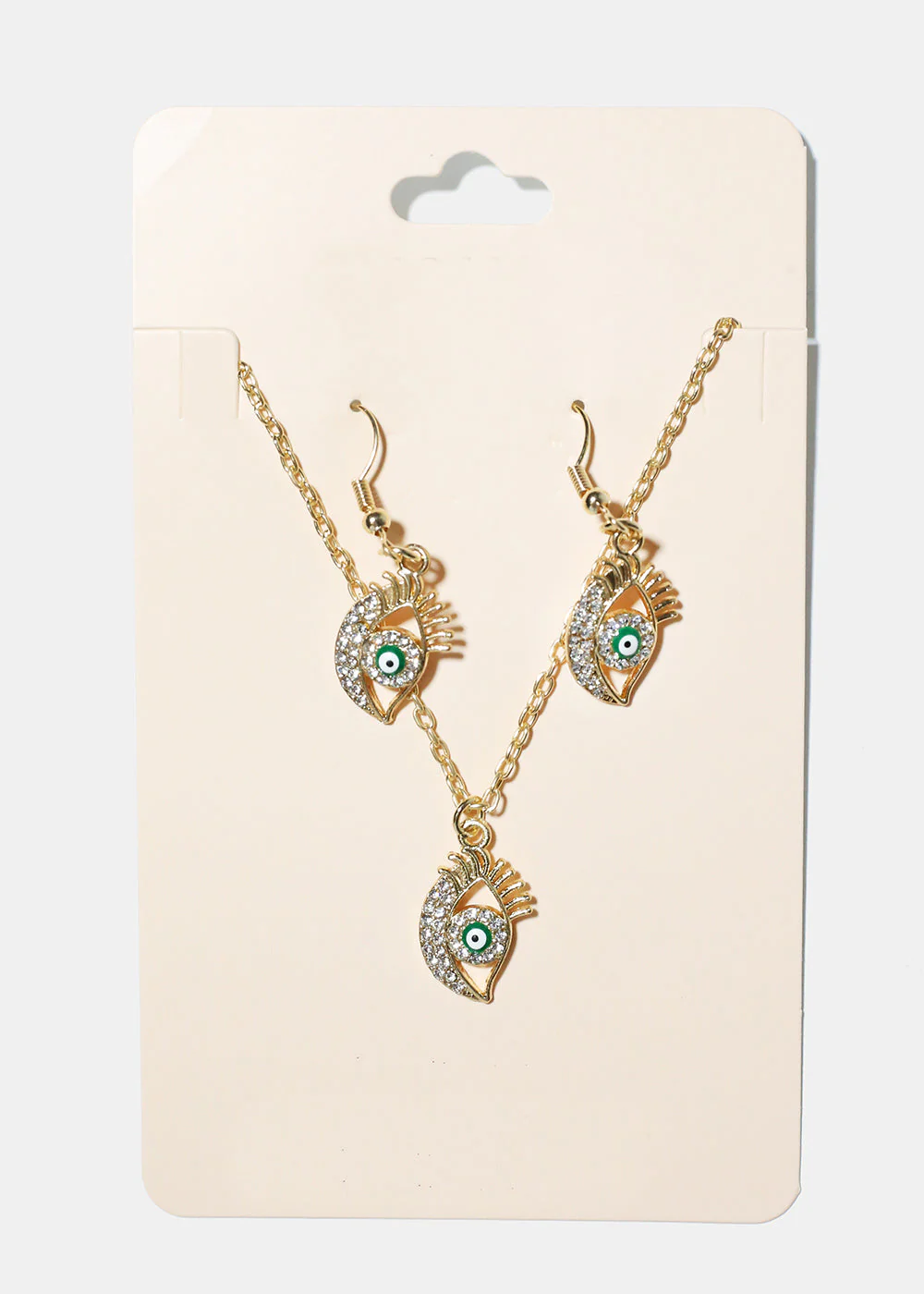 Evil Eye Necklace & Earring Set - Image 10