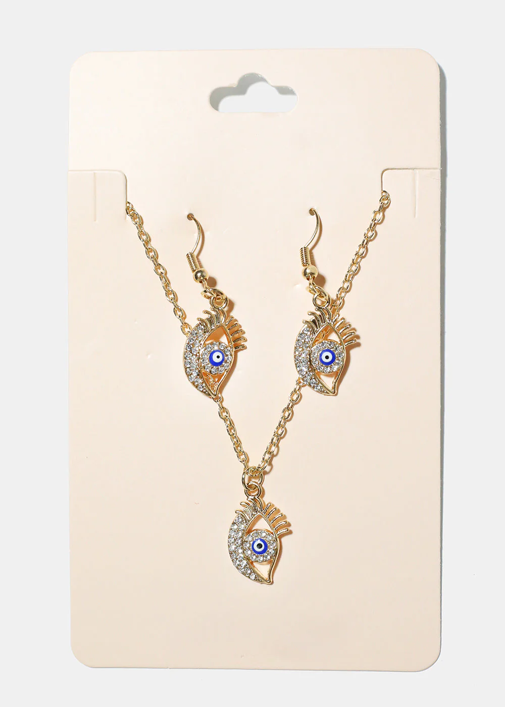 Evil Eye Necklace & Earring Set - Image 13