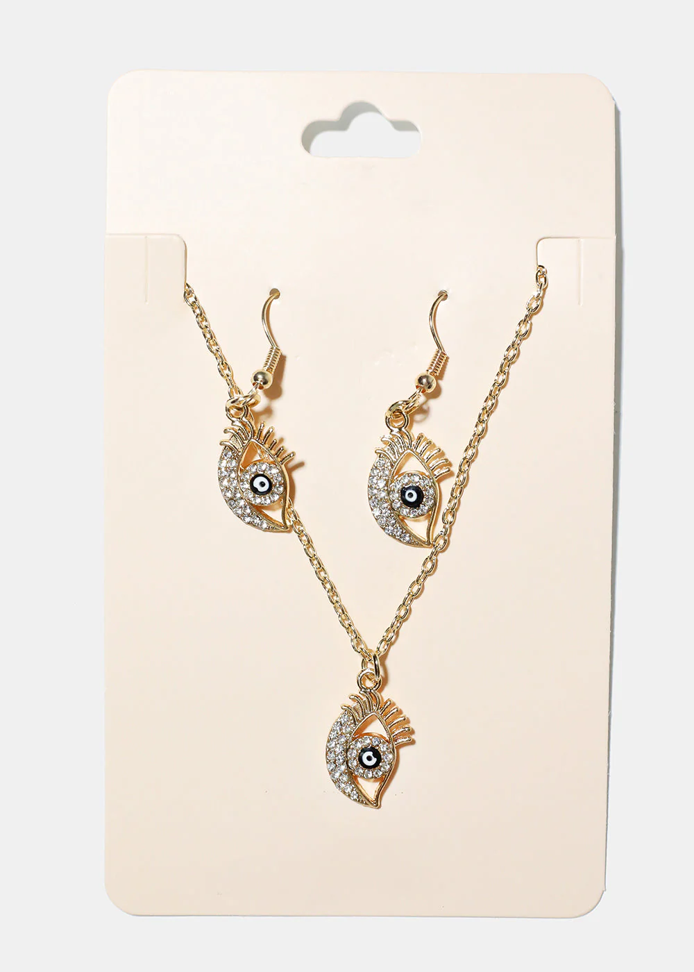 Evil Eye Necklace & Earring Set - Image 14