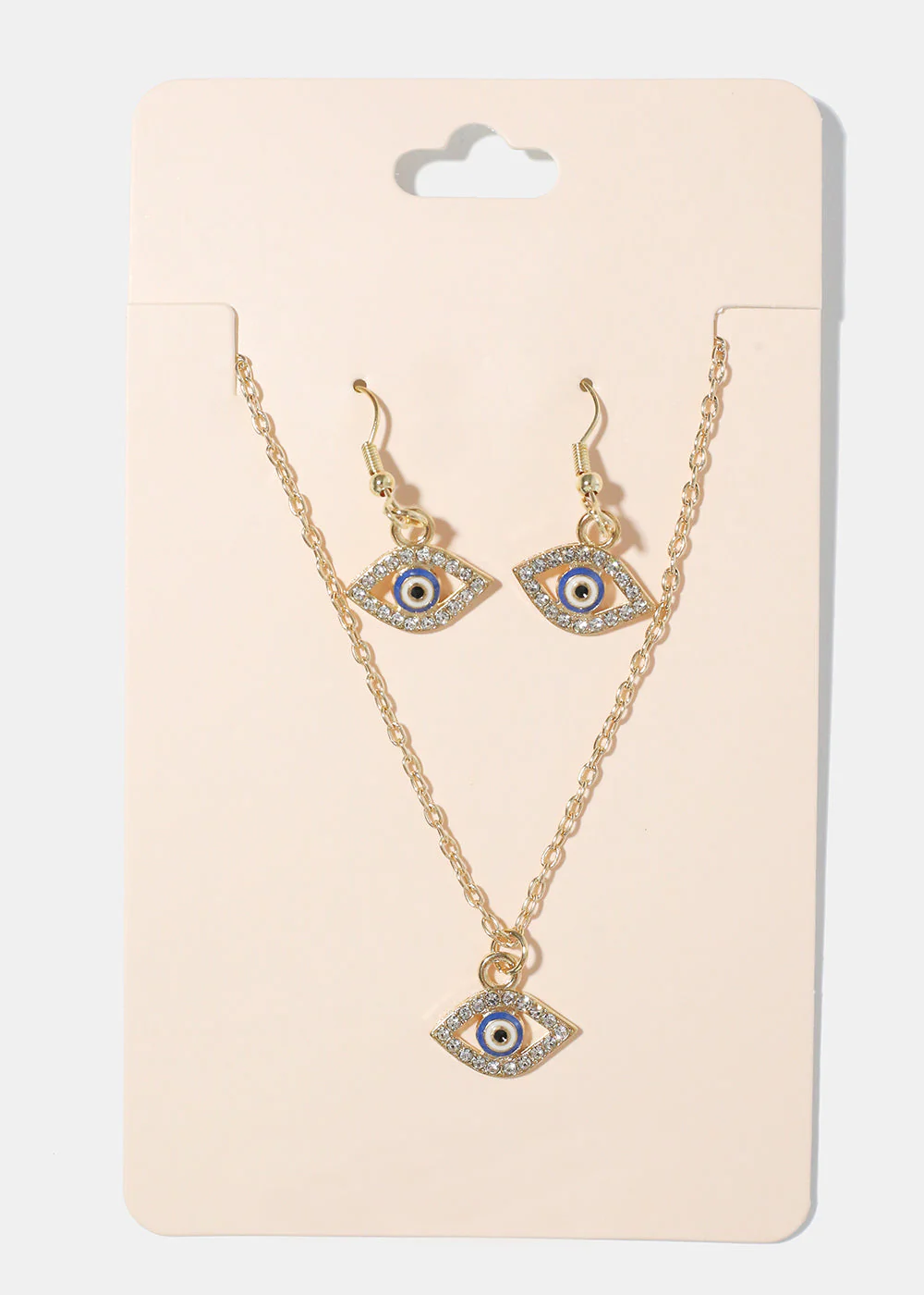 Evil Eye Necklace & Earring Set - Image 10