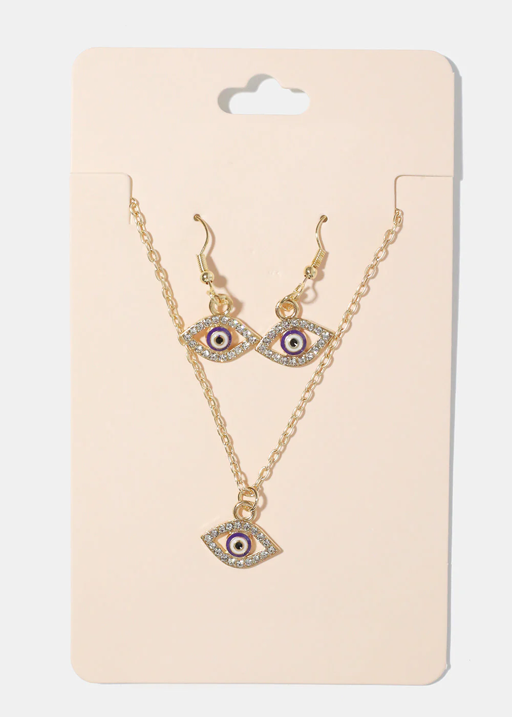 Evil Eye Necklace & Earring Set - Image 12