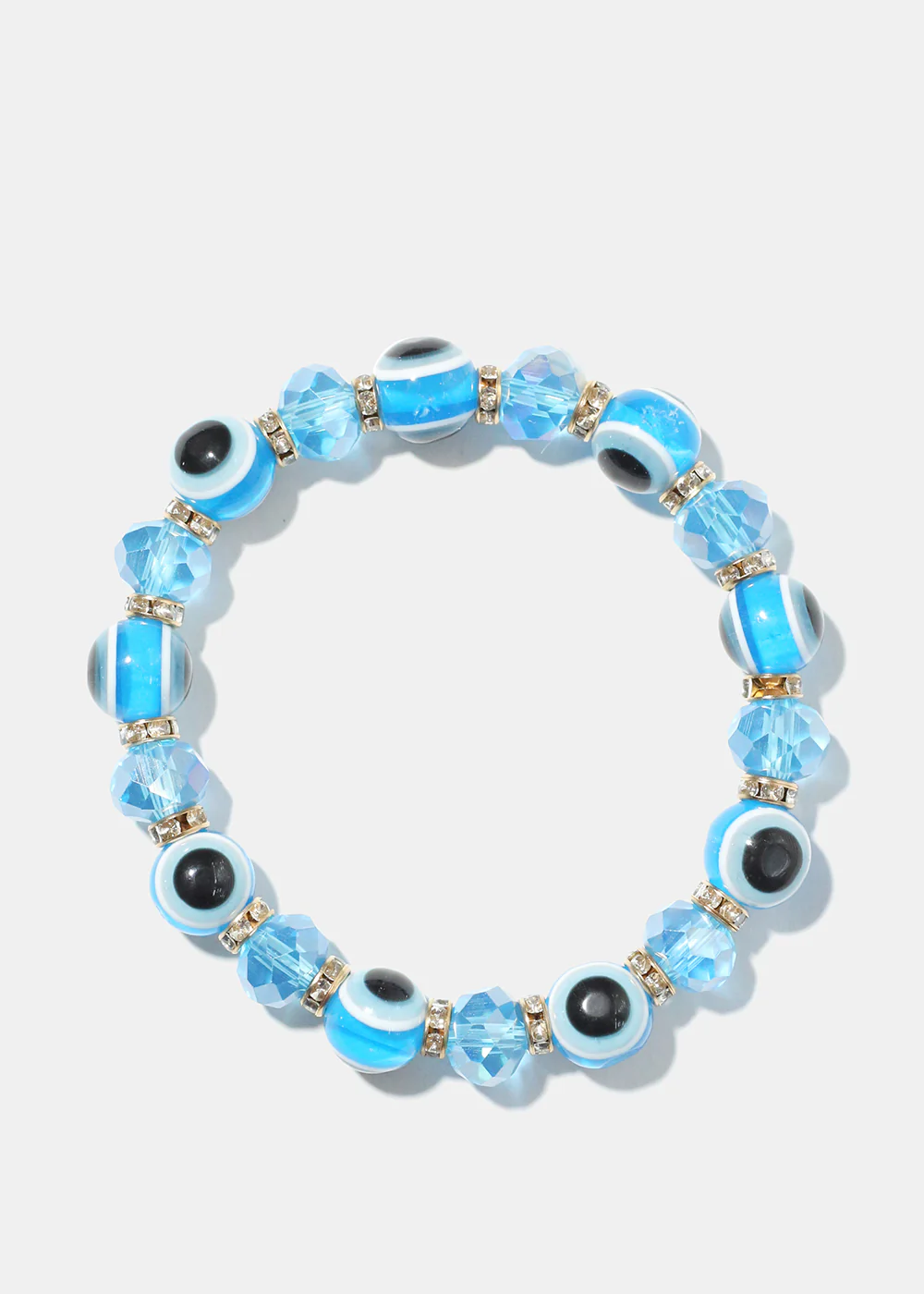 Evil Eye Vibrant Bead Bracelet - Image 2