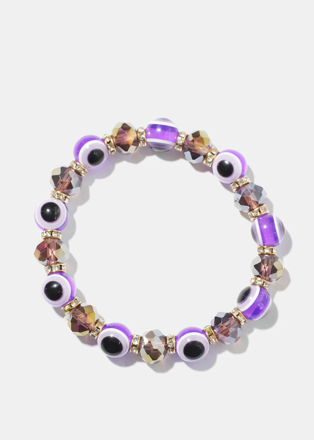 Evil Eye Vibrant Bead Bracelet - Image 3