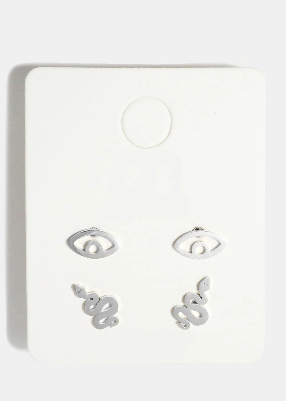 Eye and Snake Stud Earring Set - Image 2