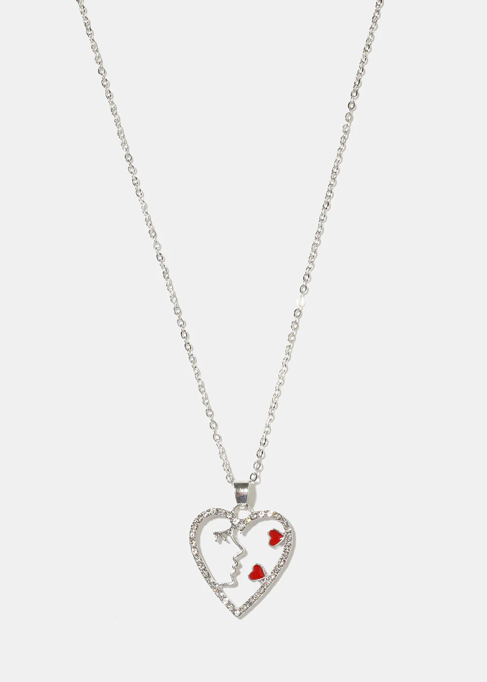 Face in Heart Necklace - Image 2