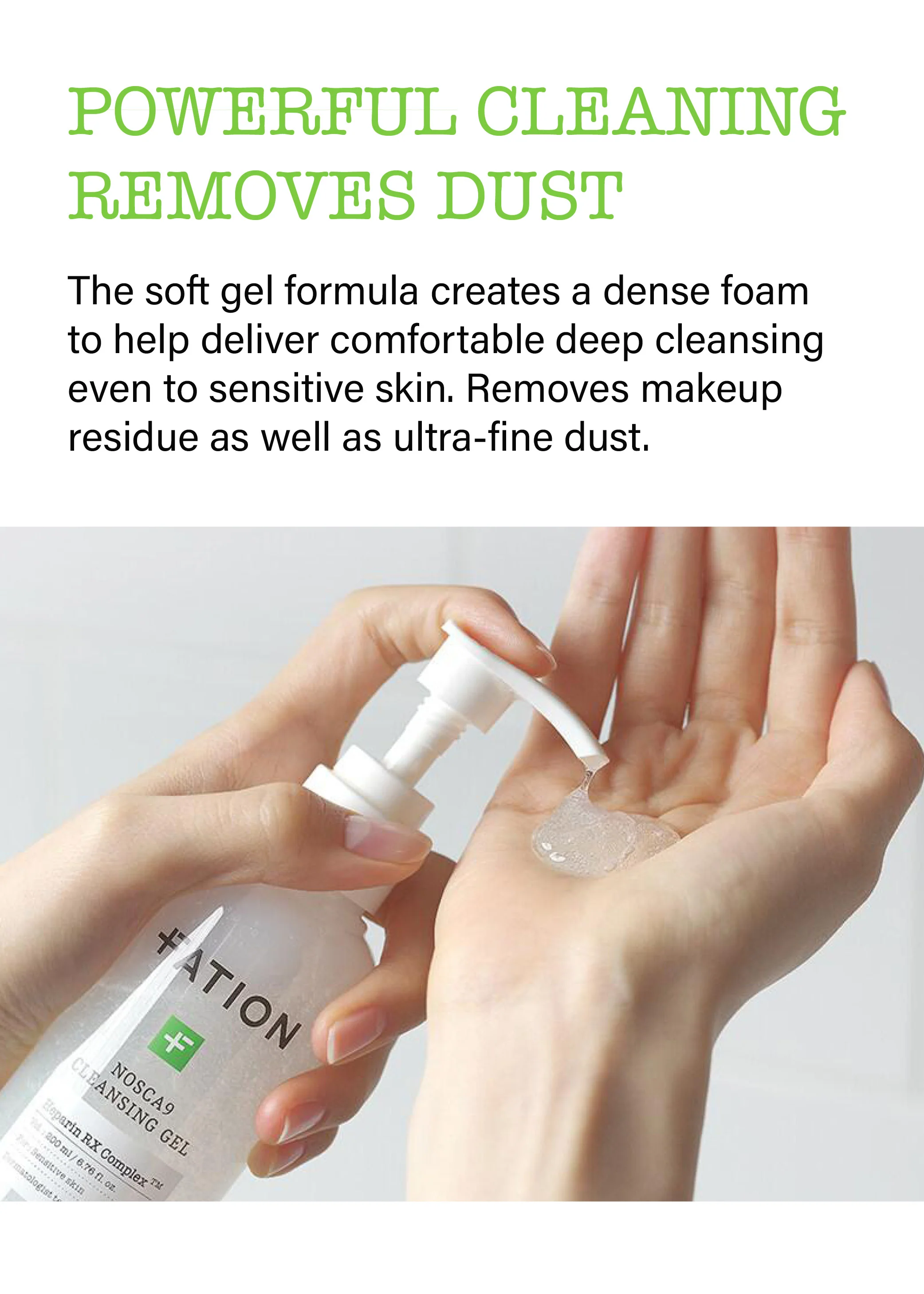 FATION NOSCA9 Cleansing Gel 200ml - Image 3