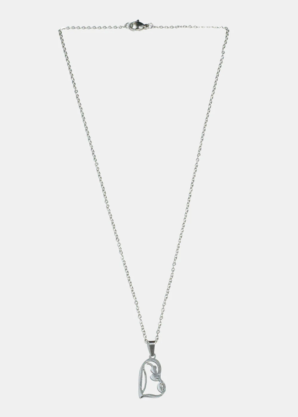 Flower and Heart Necklace - Image 3