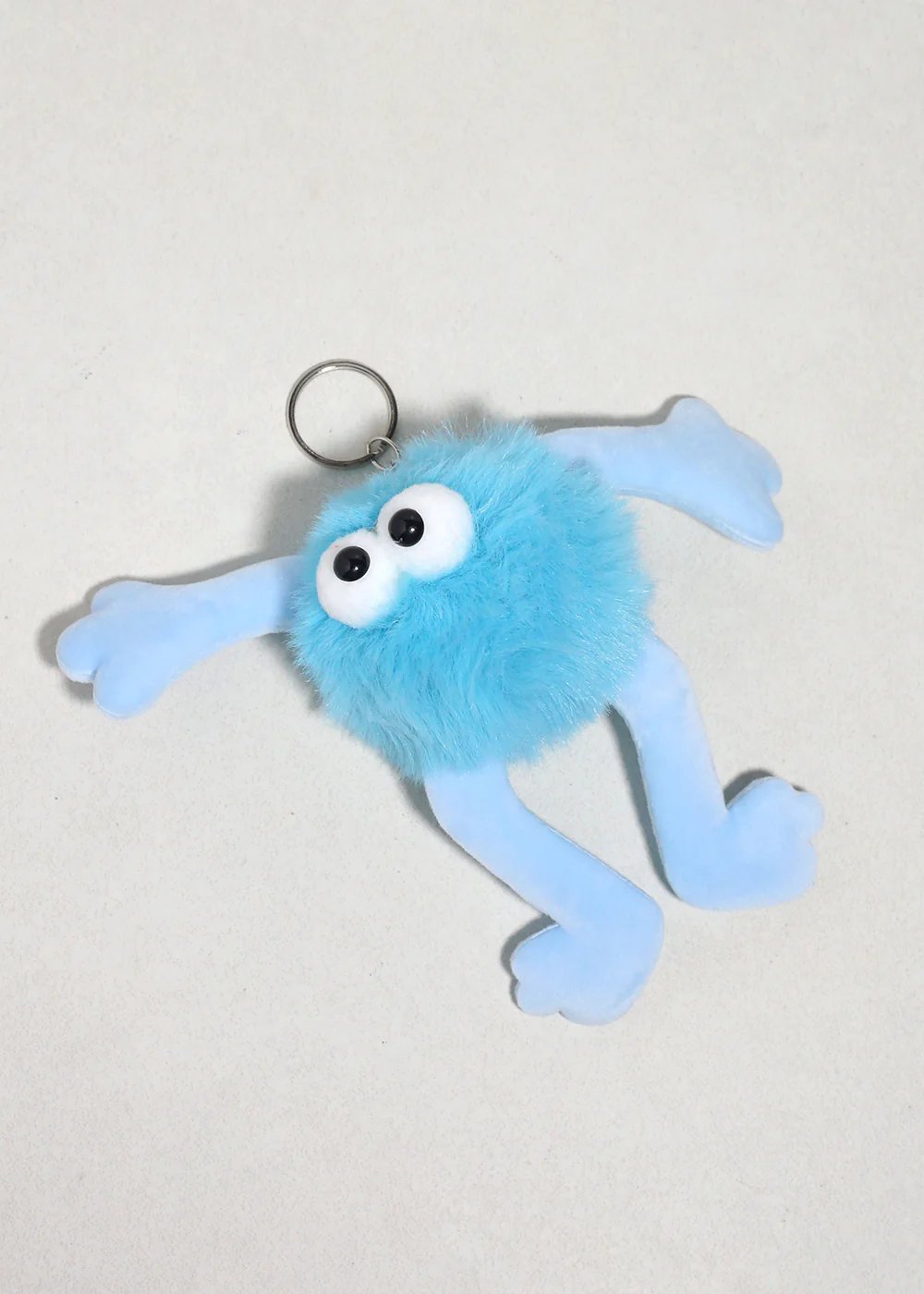Fluffy Wiggle Monster Plush Bag Charm - Image 4