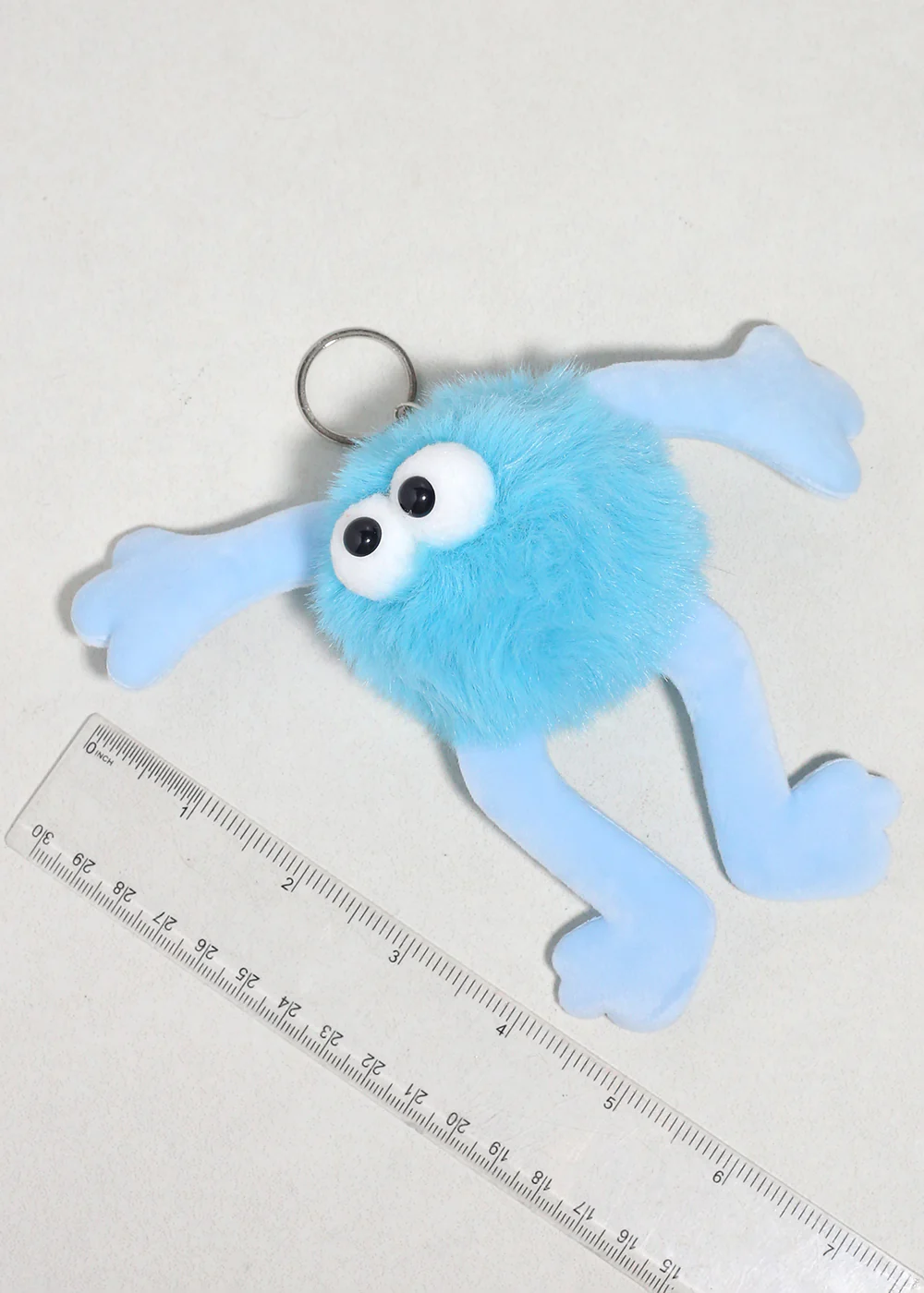Fluffy Wiggle Monster Plush Bag Charm - Image 5