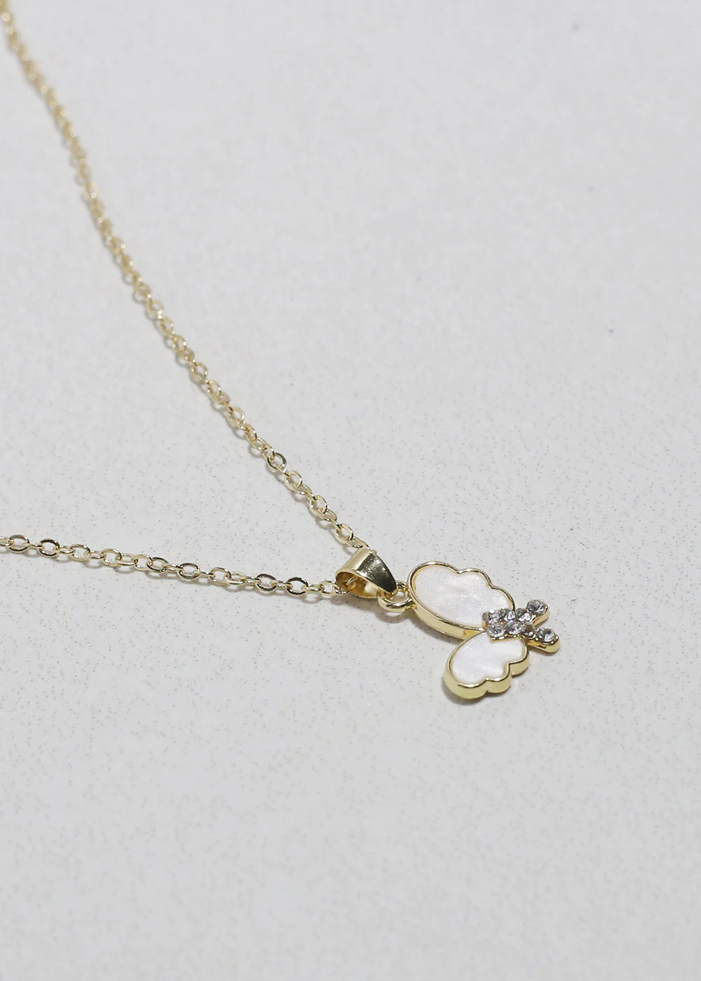 Flutter Gleam Butterfly Necklace - Image 3