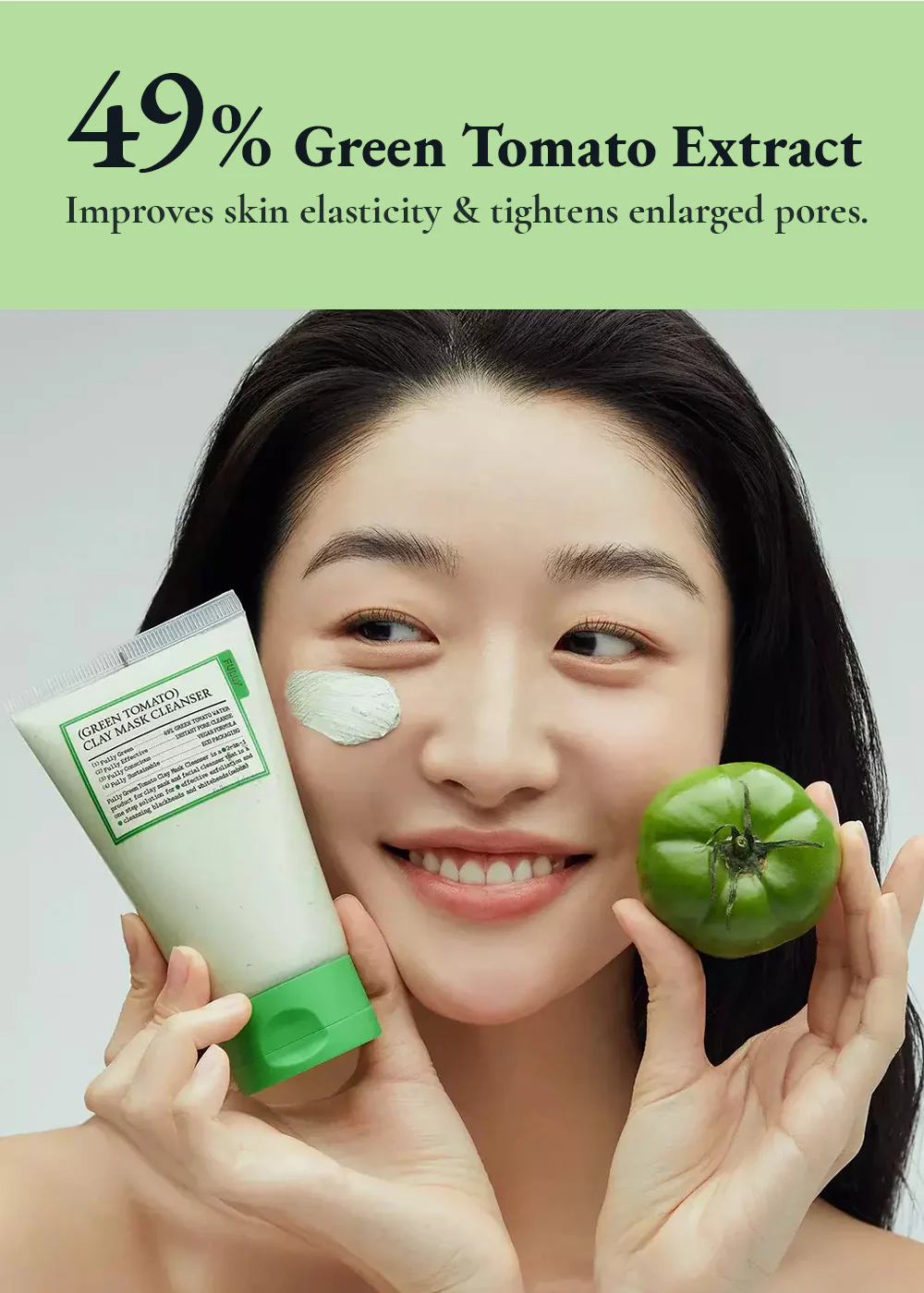 FULLY Green Tomato Clay Mask Cleanser 120ml - Image 3
