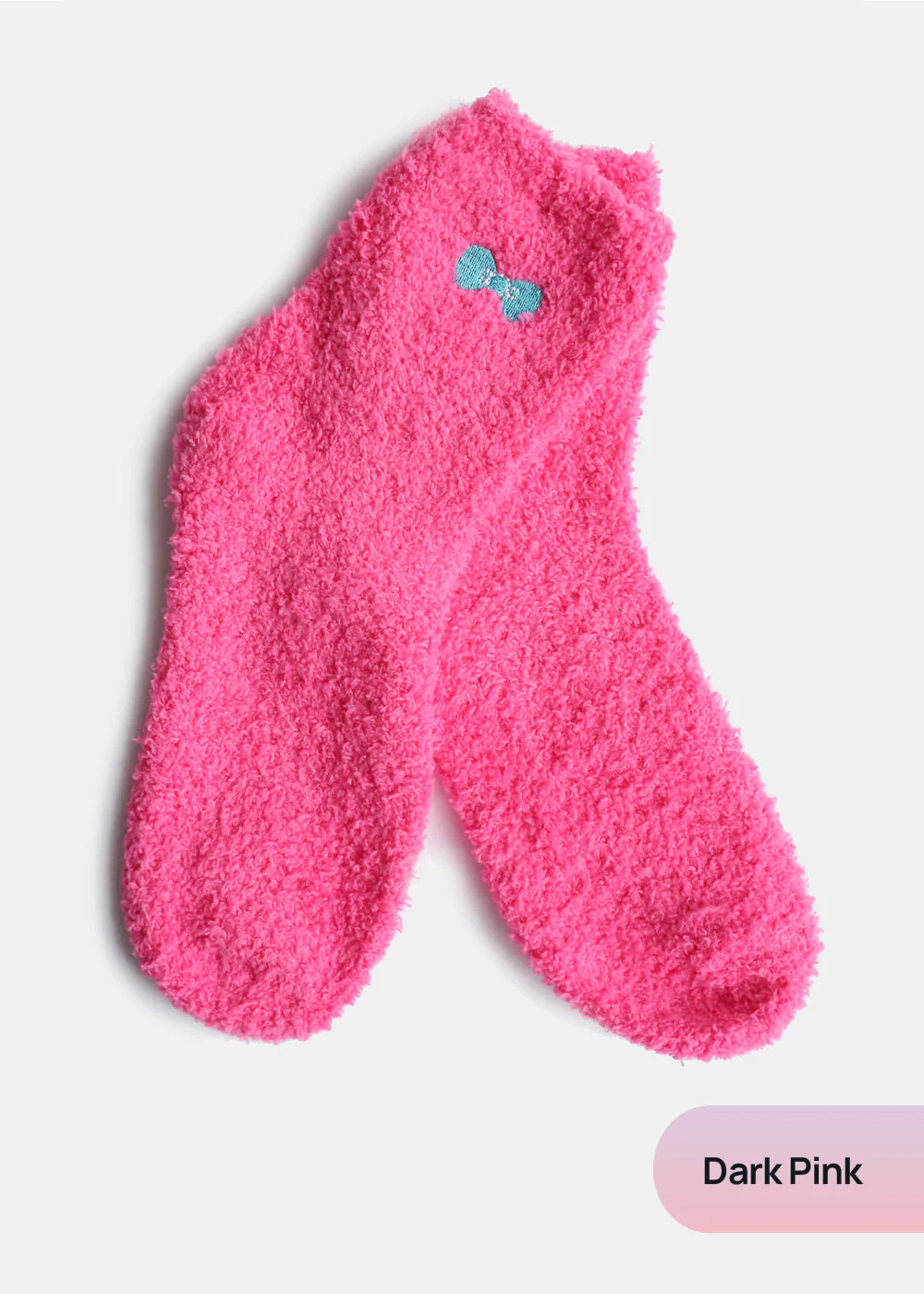 Fuzzy Socks with Bow - Image 4
