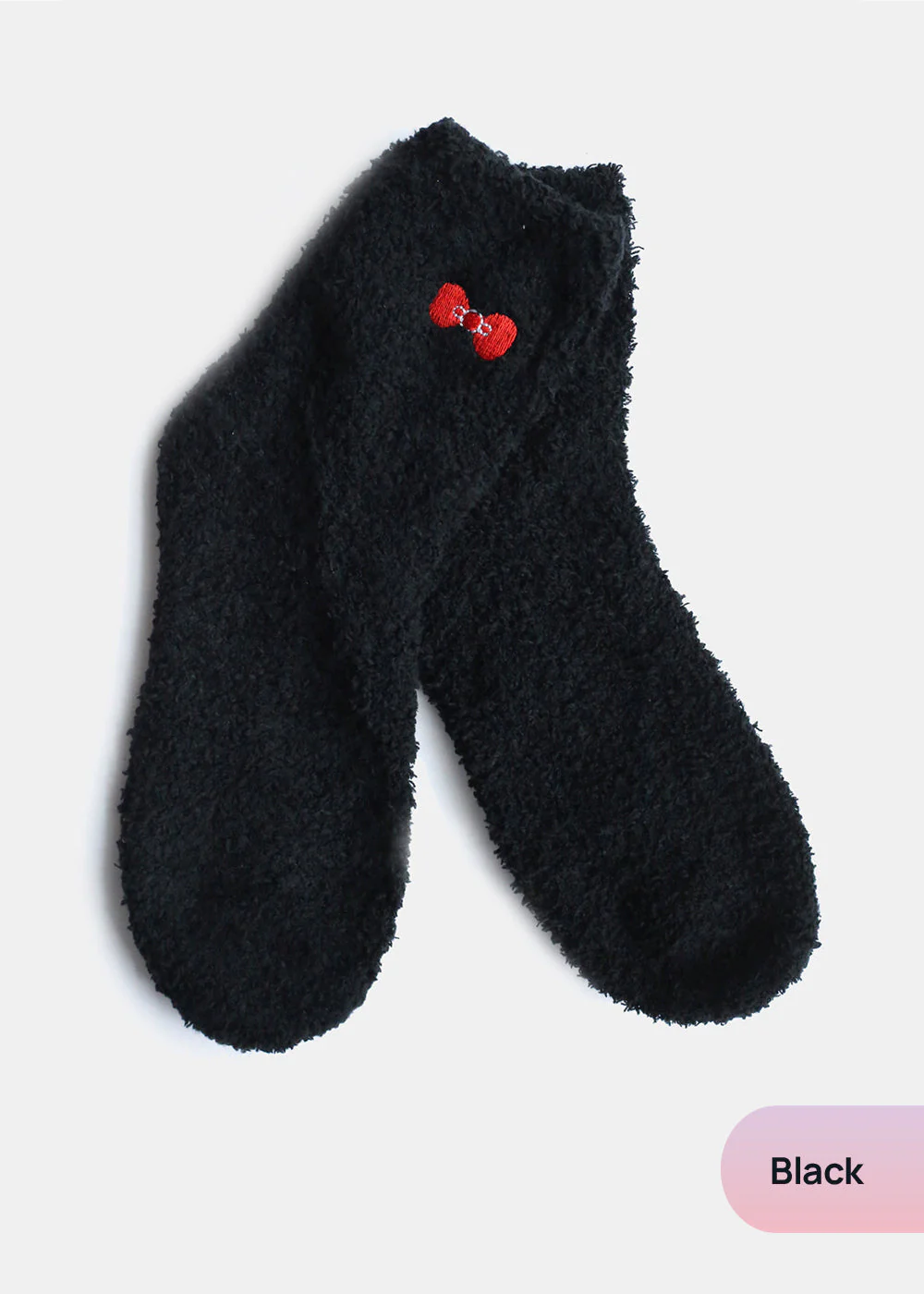 Fuzzy Socks with Bow - Image 5