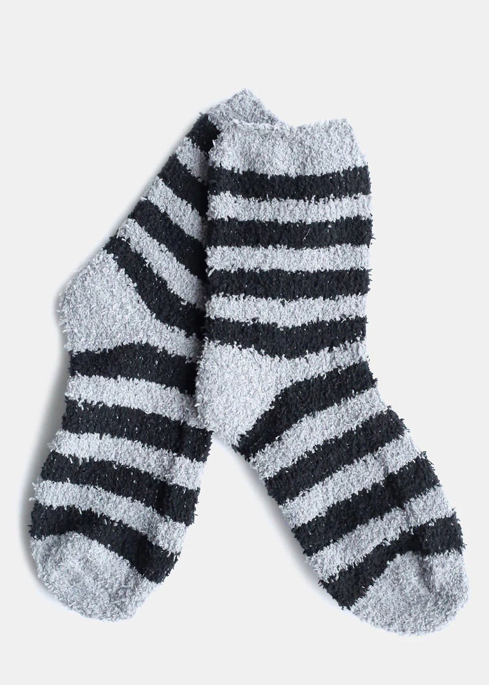 Fuzzy Socks with Stripes - Image 3
