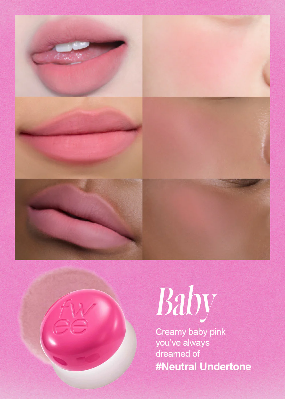 fwee Lip & Cheek Blurry Pudding Pot - Image 10