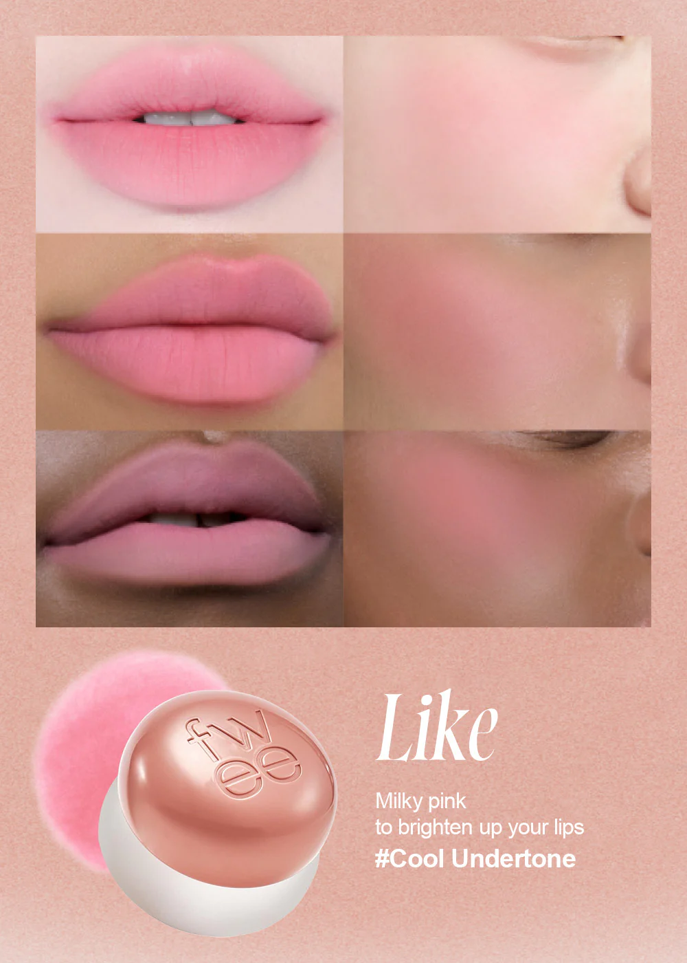 fwee Lip & Cheek Blurry Pudding Pot - Image 9