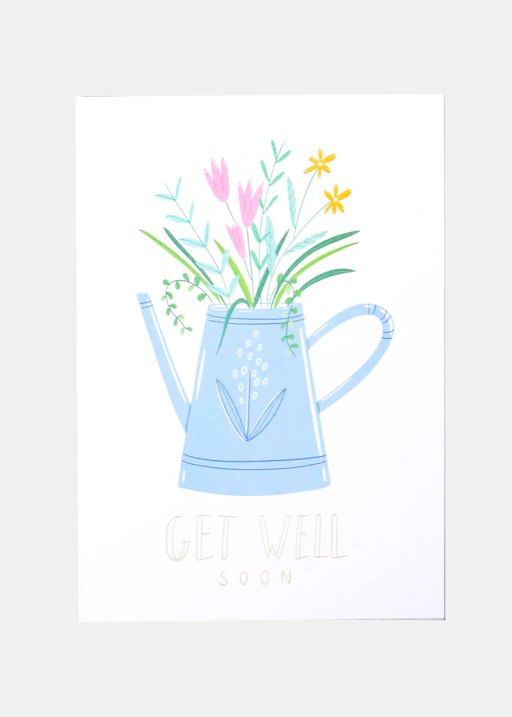 Get Well Soon Flowers Greeting Card 2