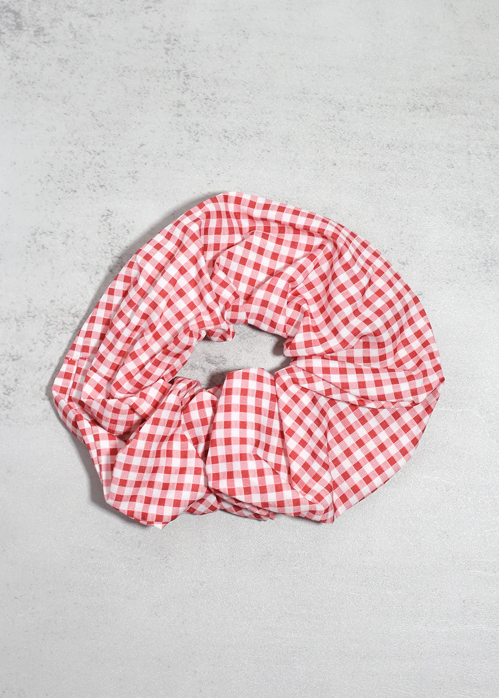 Gingham Large Scrunchie - Image 5