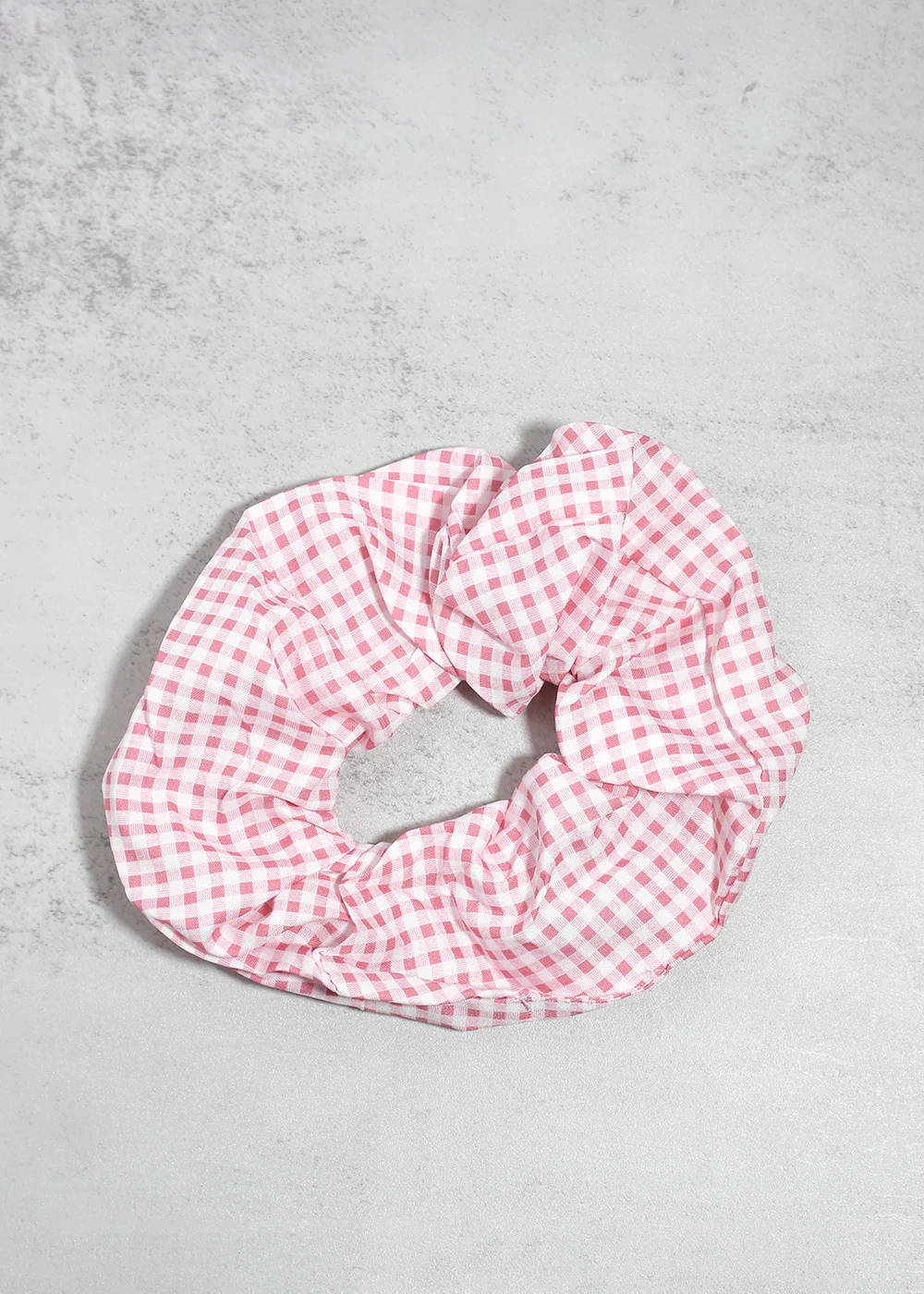 Gingham Large Scrunchie - Image 7
