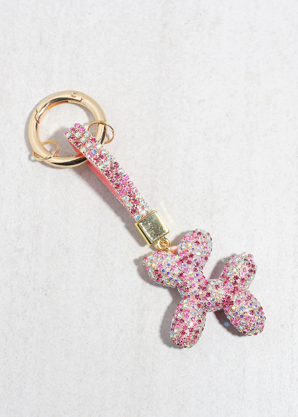 Glam Balloon Dog Bagcharm