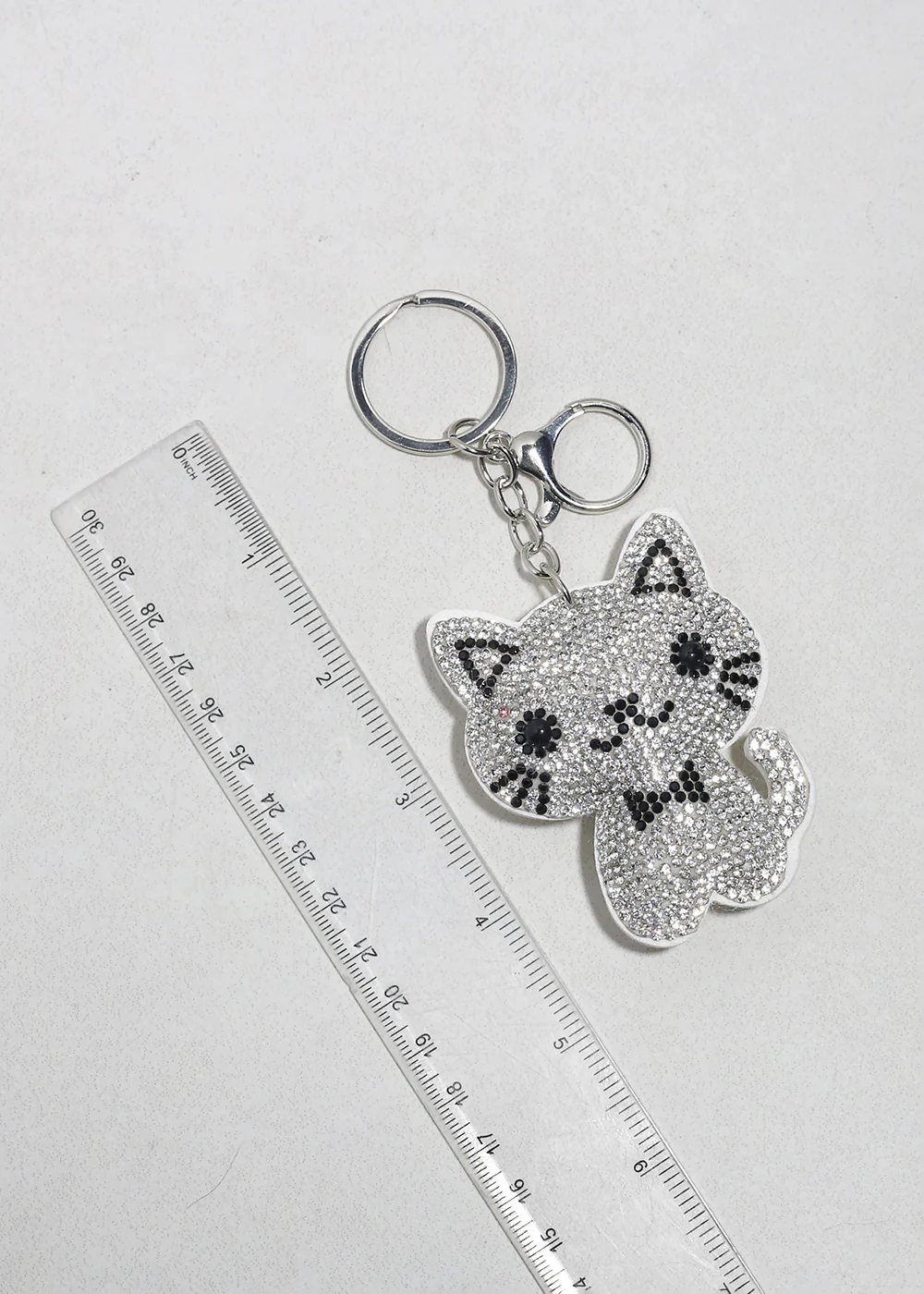 Glam Kitty Sparkle Bag Charm - Image 4
