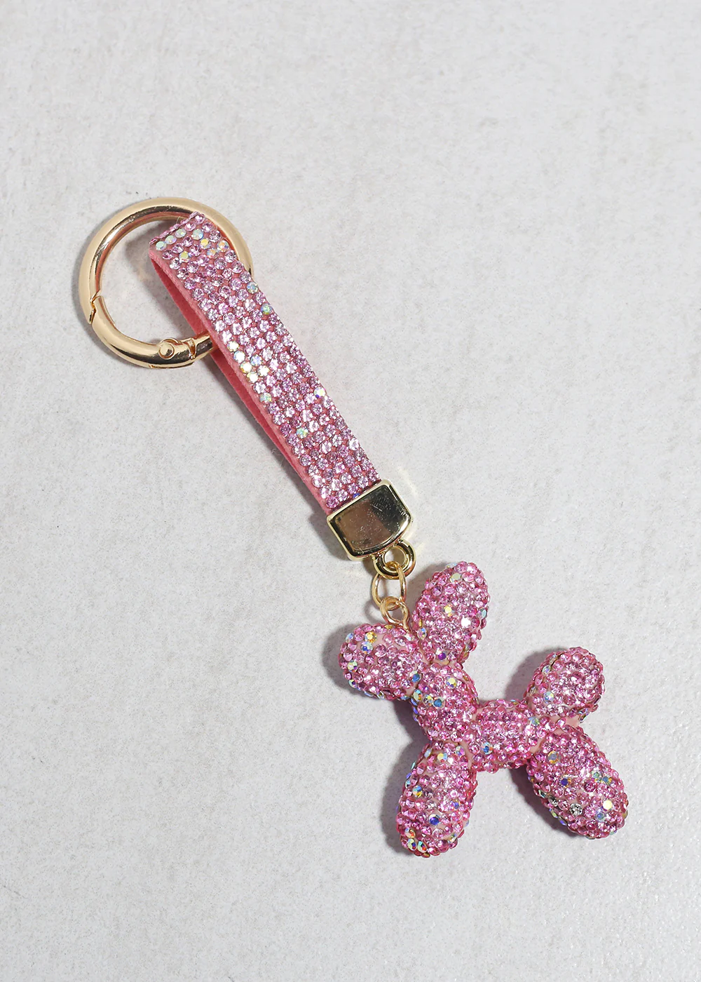 Glam Pup Rhinestone Keychain - Image 4