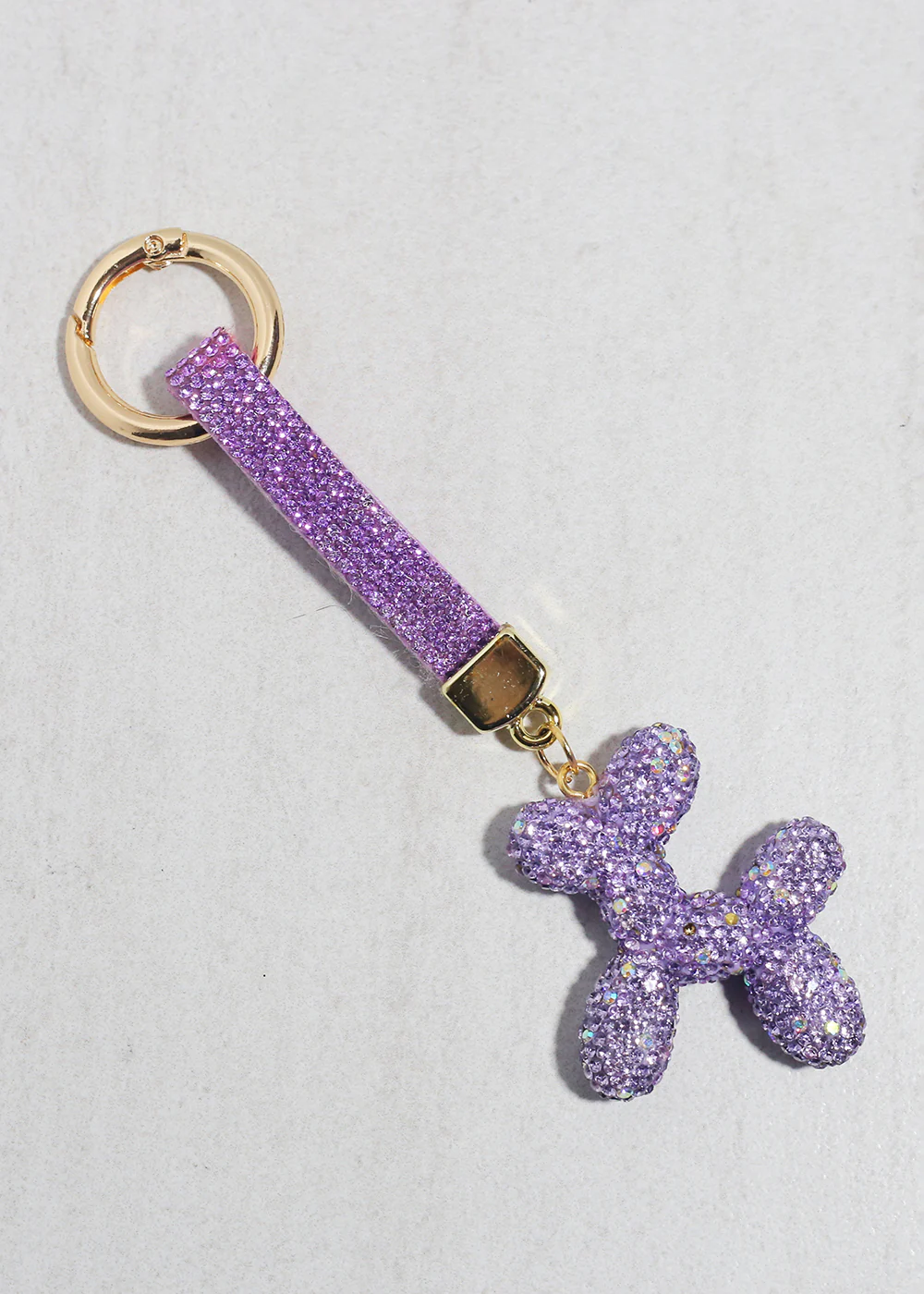 Glam Pup Rhinestone Keychain - Image 5