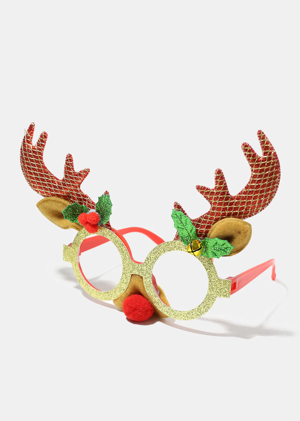 Gold and Red Antler Glasses