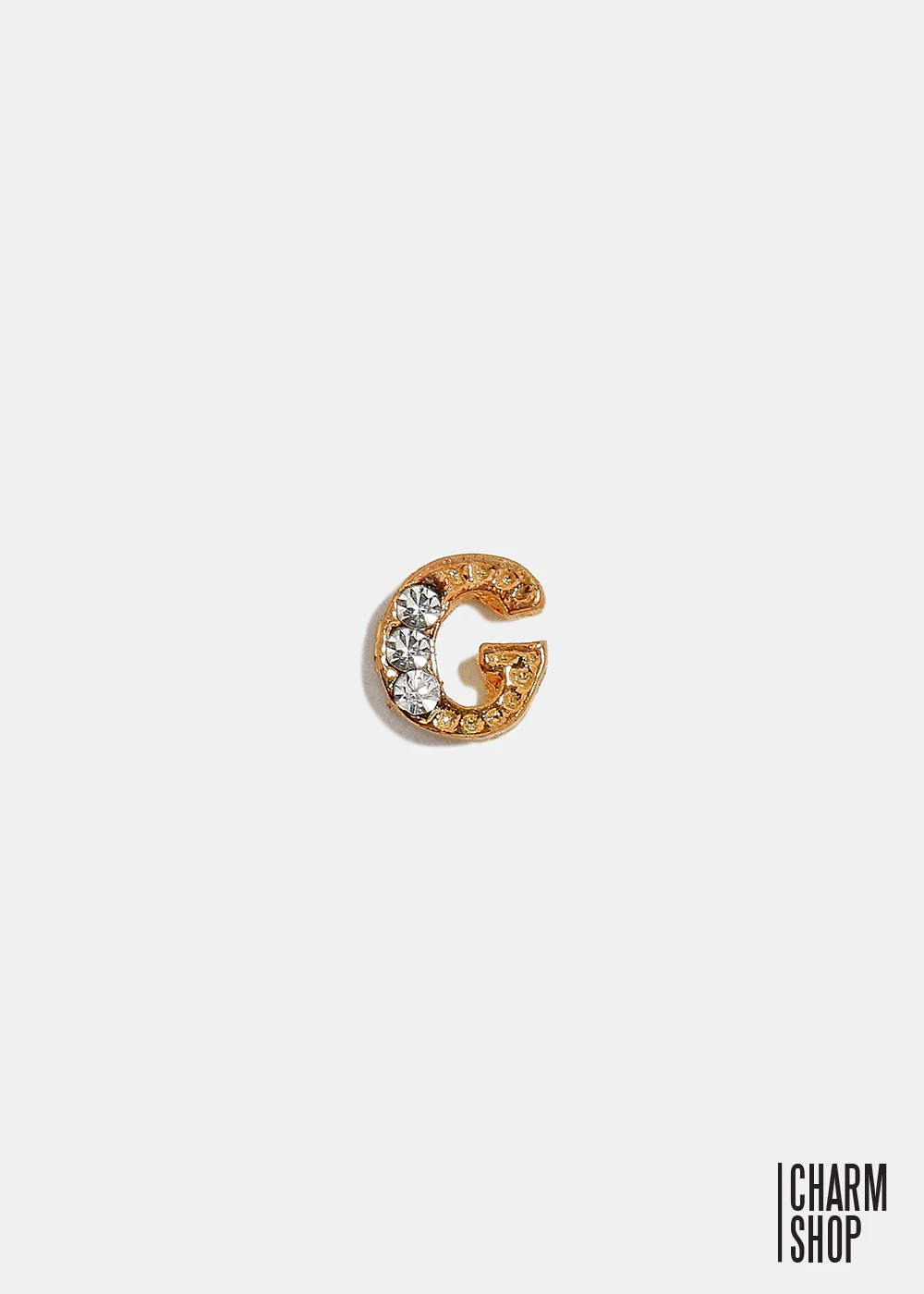 Gold Letter G Locket Charm