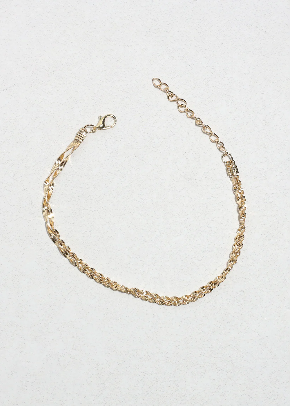 2 Layered Rope Chain Anklet - Image 2