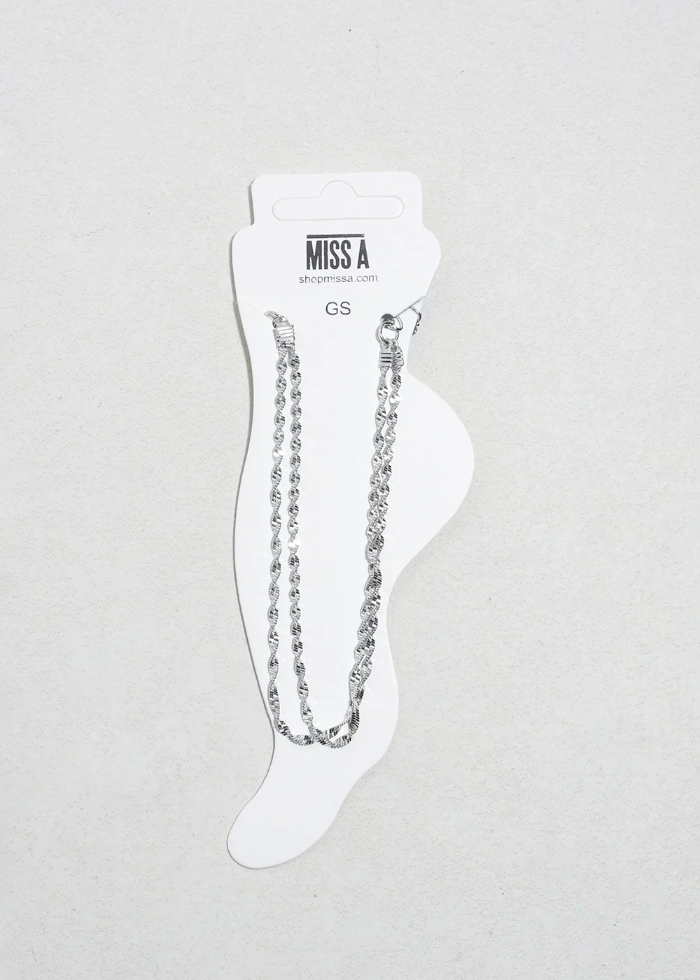 2 Layered Rope Chain Anklet - Image 3