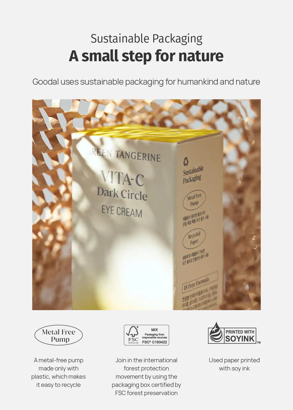 goodal Green Tangerine Vita C Dark Circle Eye Cream 30ml - Image 10